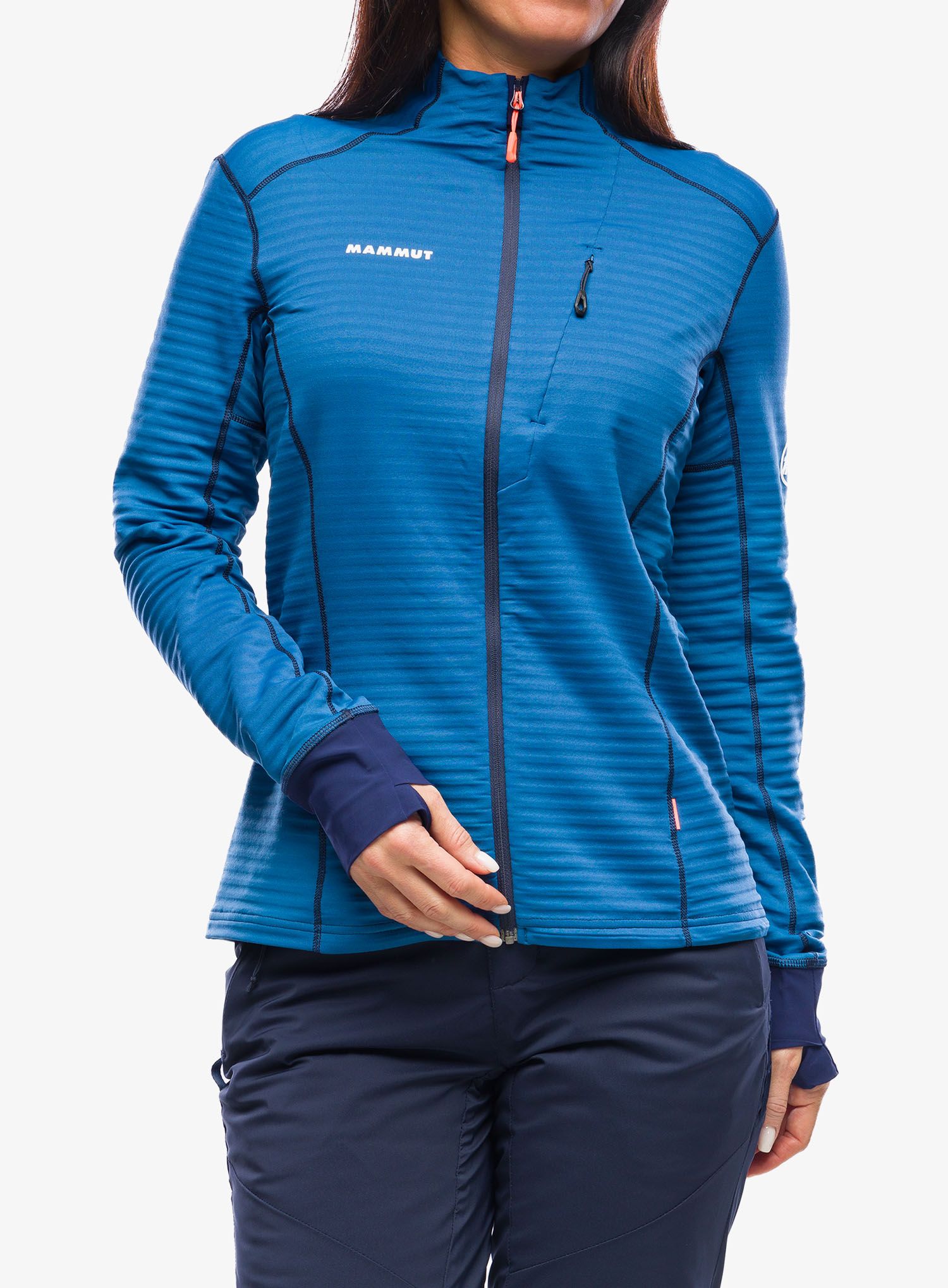 Jopica brez kapuce ženska Mammut Taiss Light ML Jacket - deep ice/marine