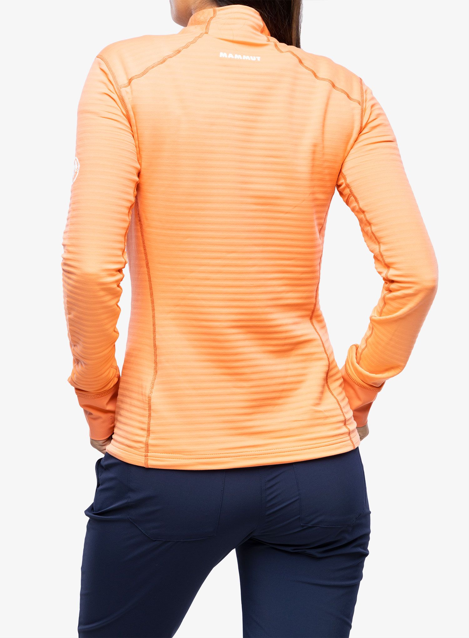 Ženska jopica z zadrgo Mammut Taiss Light ML Jacket - salmon/terracotta