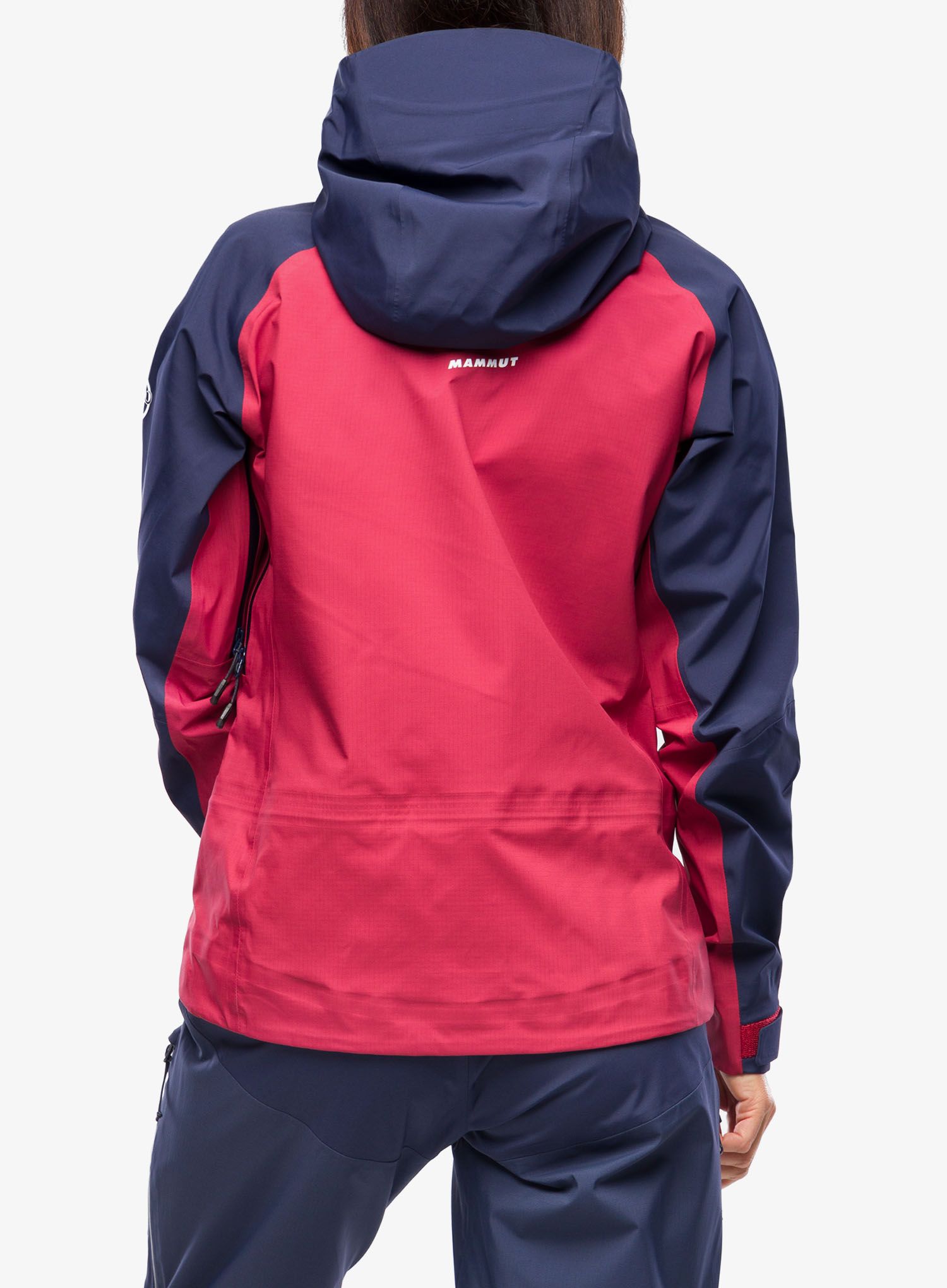 Ženska nepremočljiva jakna Mammut Taiss Pro HS Hooded Jacket - blood red/marine