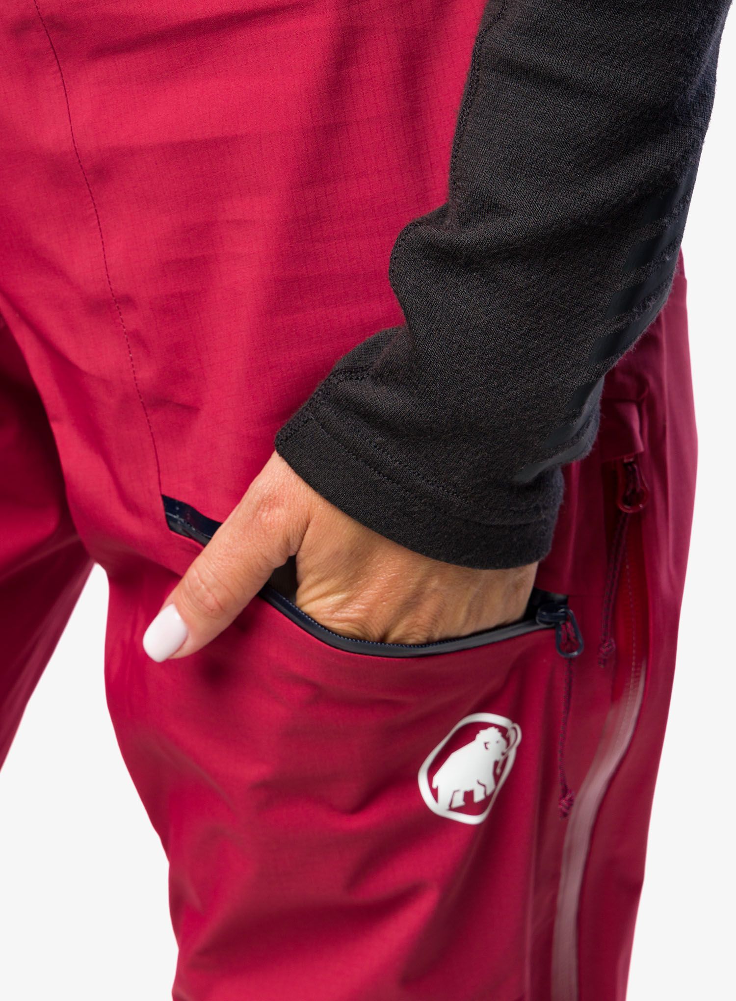 Ženske hlače Mammut Taiss Pro HS Pants - blood red