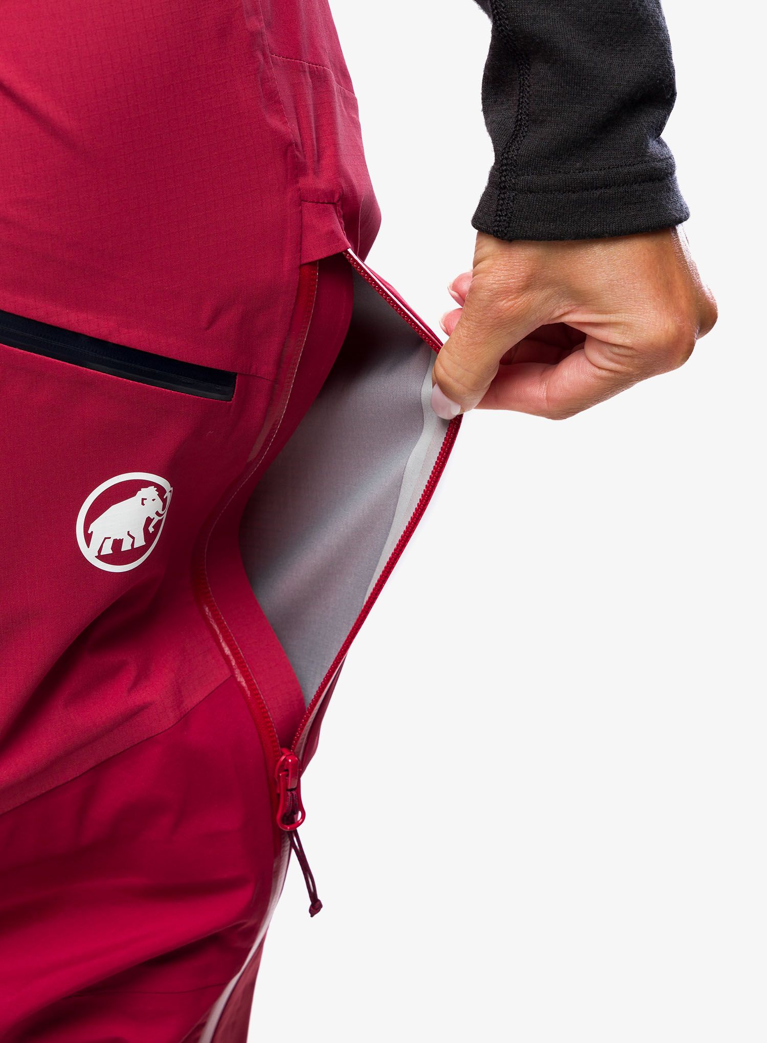 Ženske hlače Mammut Taiss Pro HS Pants - blood red