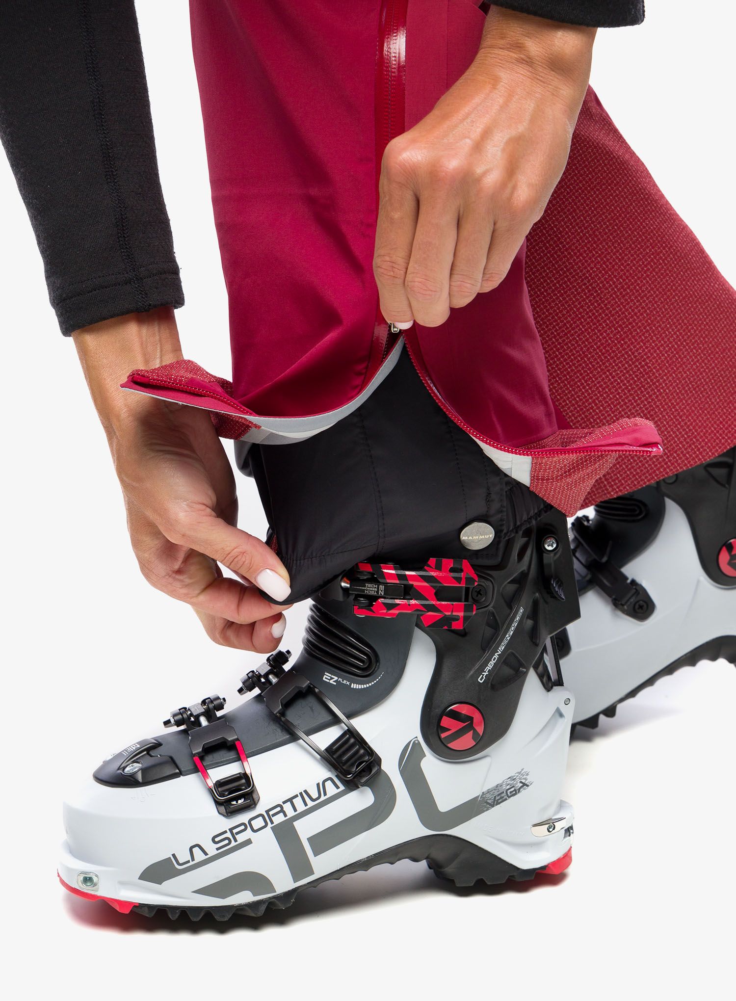 Ženske hlače Mammut Taiss Pro HS Pants - blood red