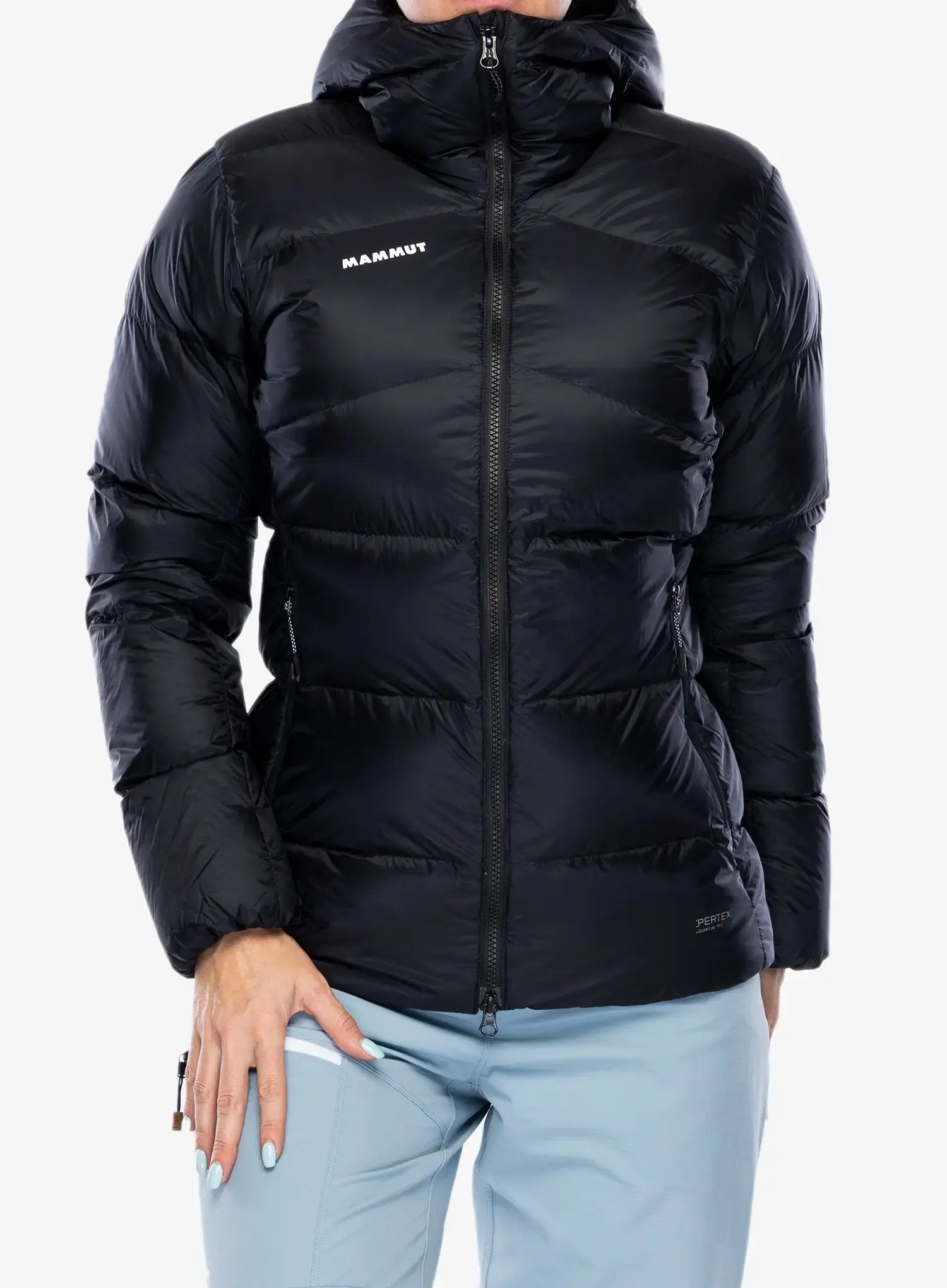 Ženska puhovka Mammut Taiss Pro IN Hooded Jacket - black