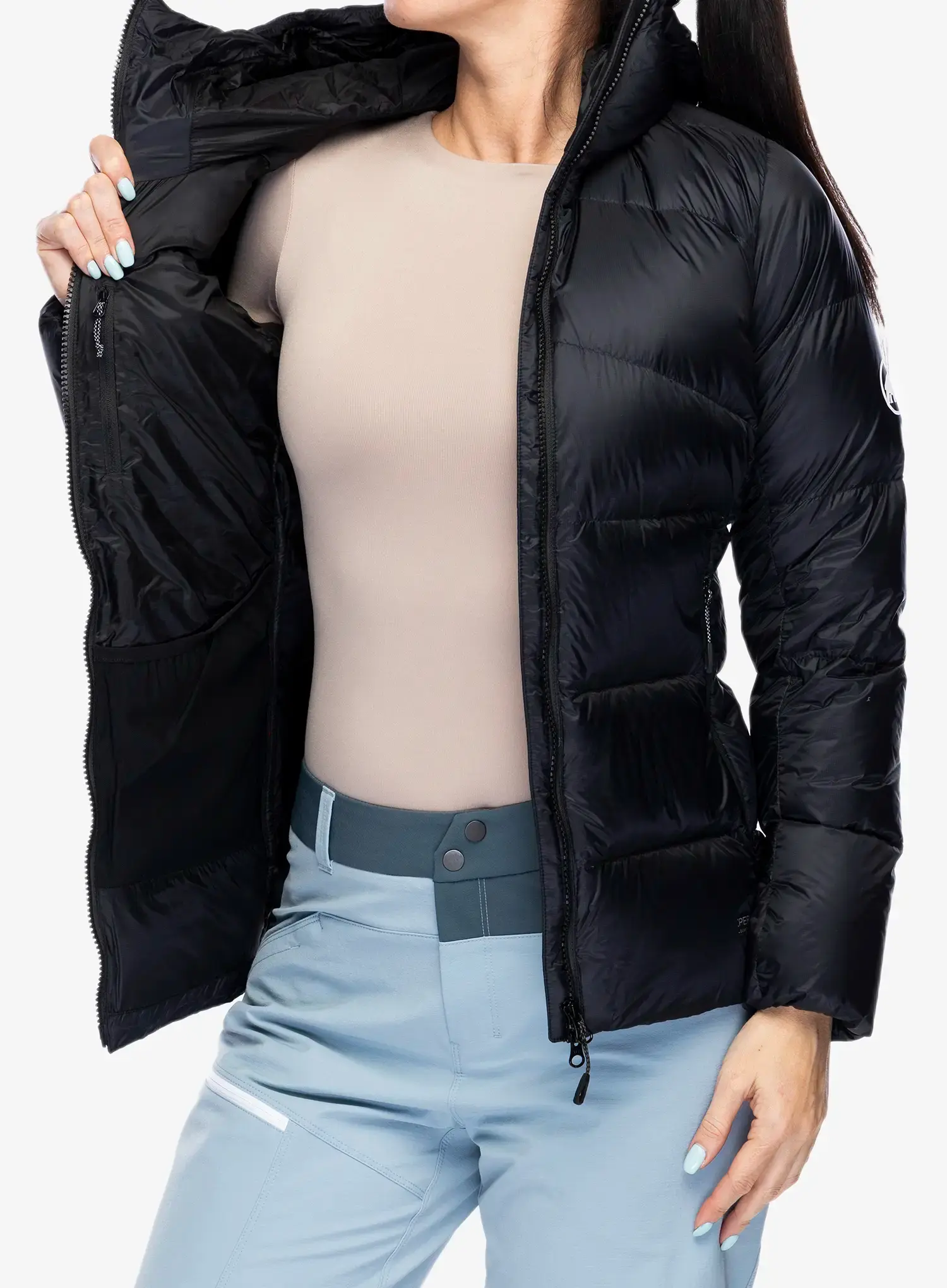 Ženska puhovka Mammut Taiss Pro IN Hooded Jacket - black