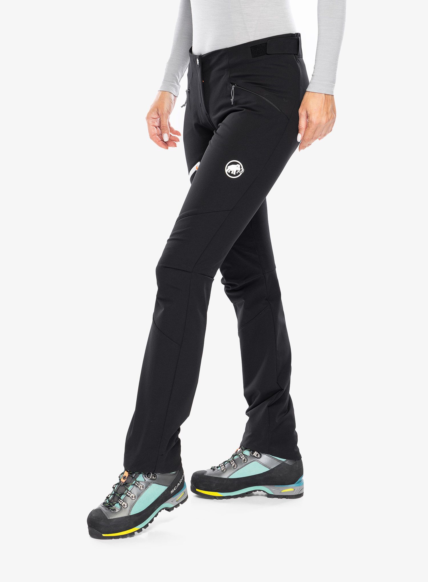 Ženske softshell hlače Mammut Taiss SO Pants - black