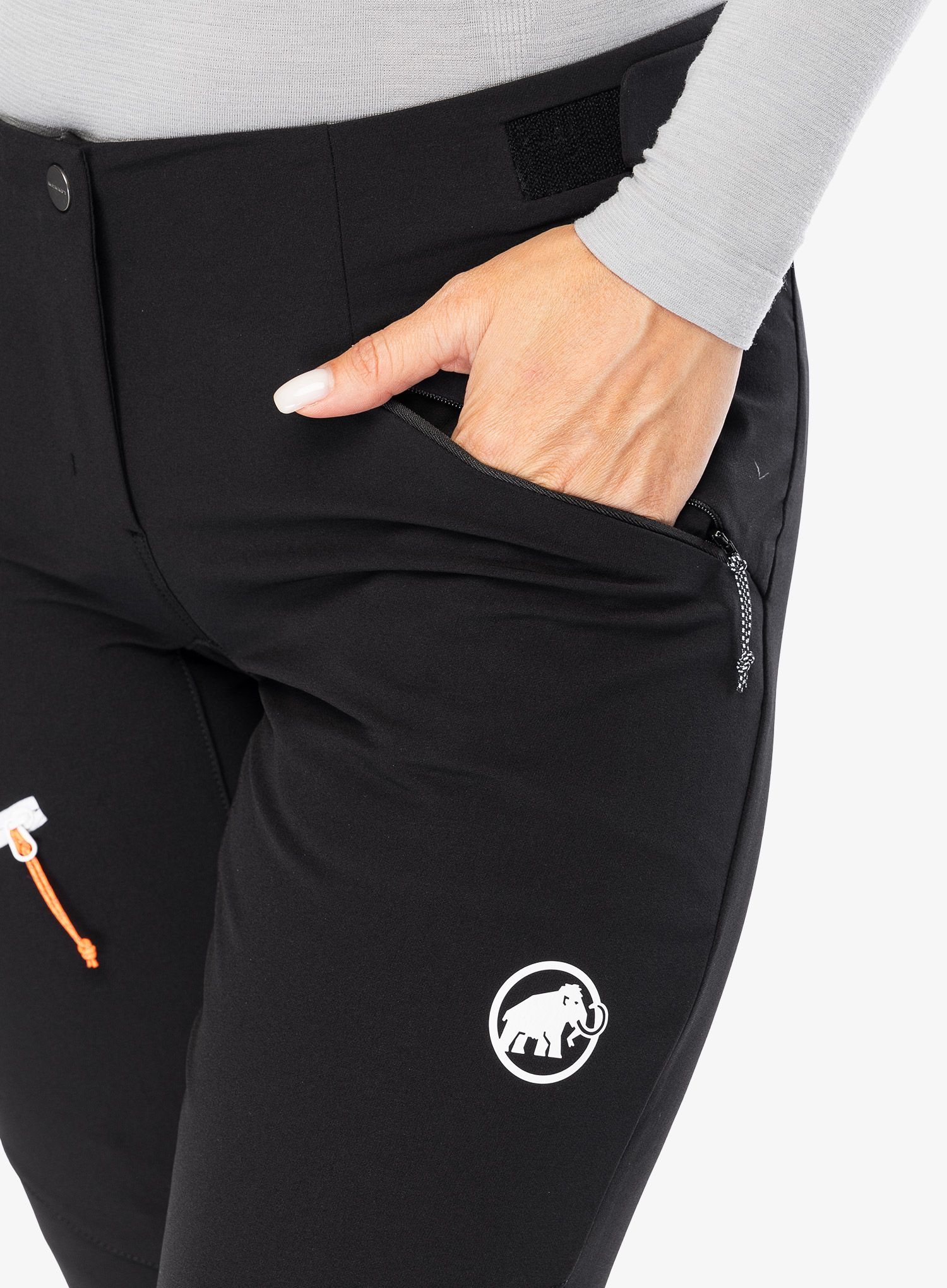 Ženske softshell hlače Mammut Taiss SO Pants - black