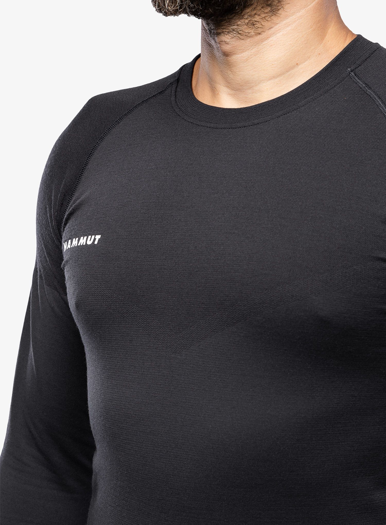 Termo flis jopa Mammut Trift Longsleeve - black