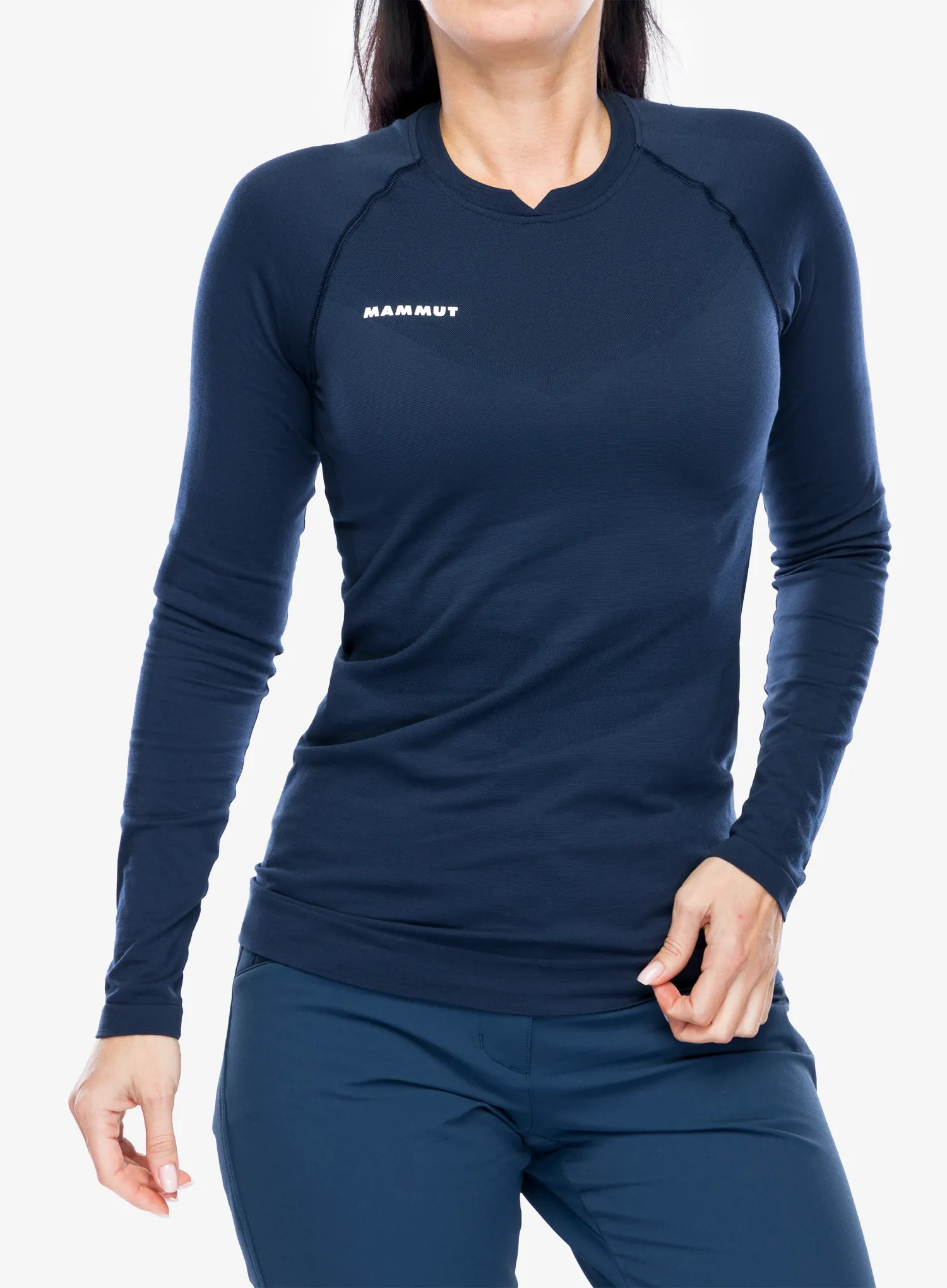 Ženska termo flis jopa Mammut Trift Longsleeve - marine