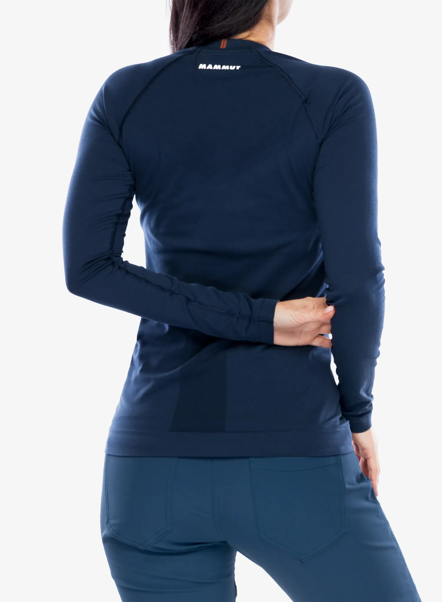 Ženska termo flis jopa Mammut Trift Longsleeve - marine