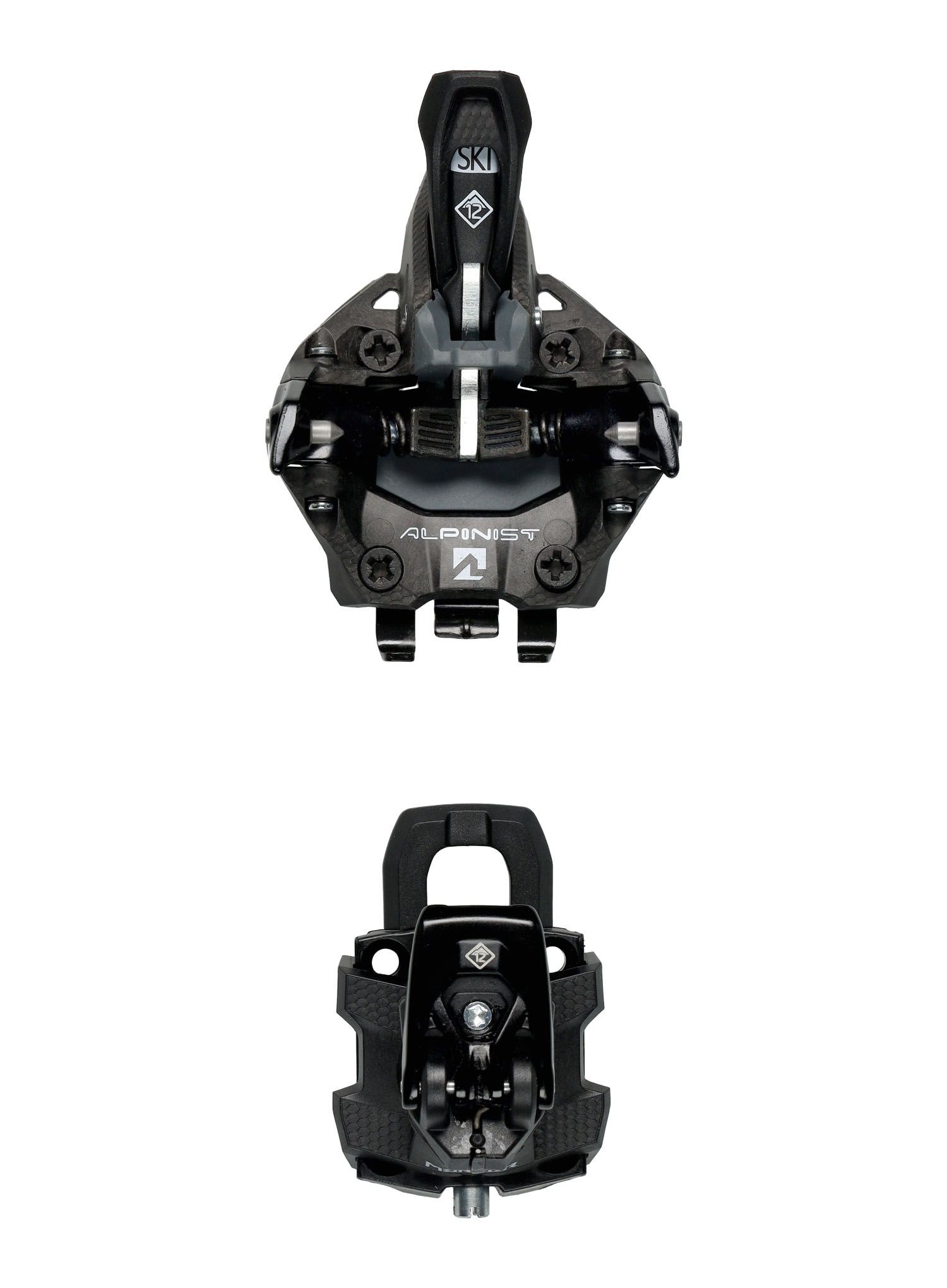 Vezi za turno smučanje Marker Marker Alpinist 12 (w/o brake) - black