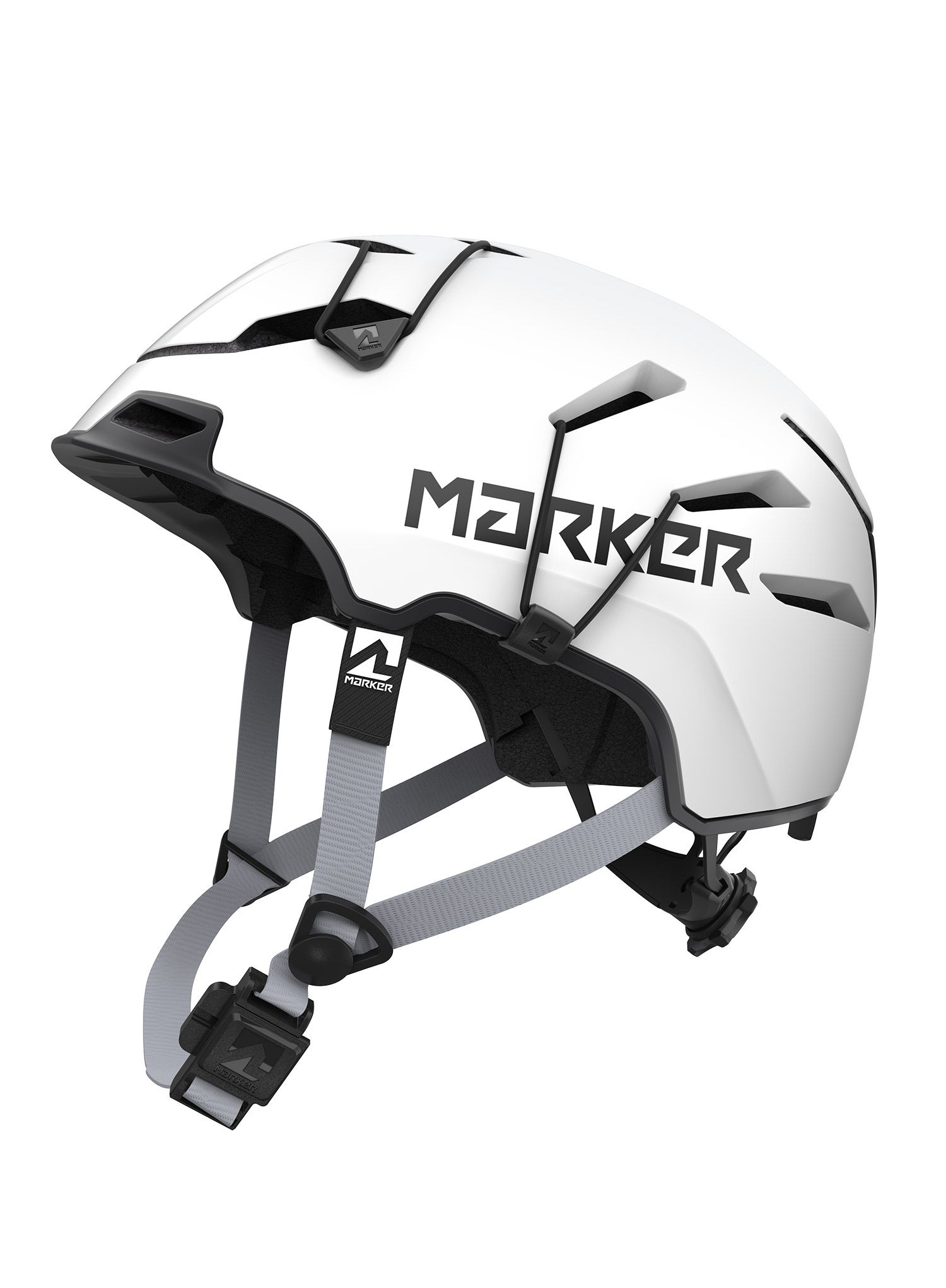 Čelada za turno smučanje Marker Confidant Tour - white/black