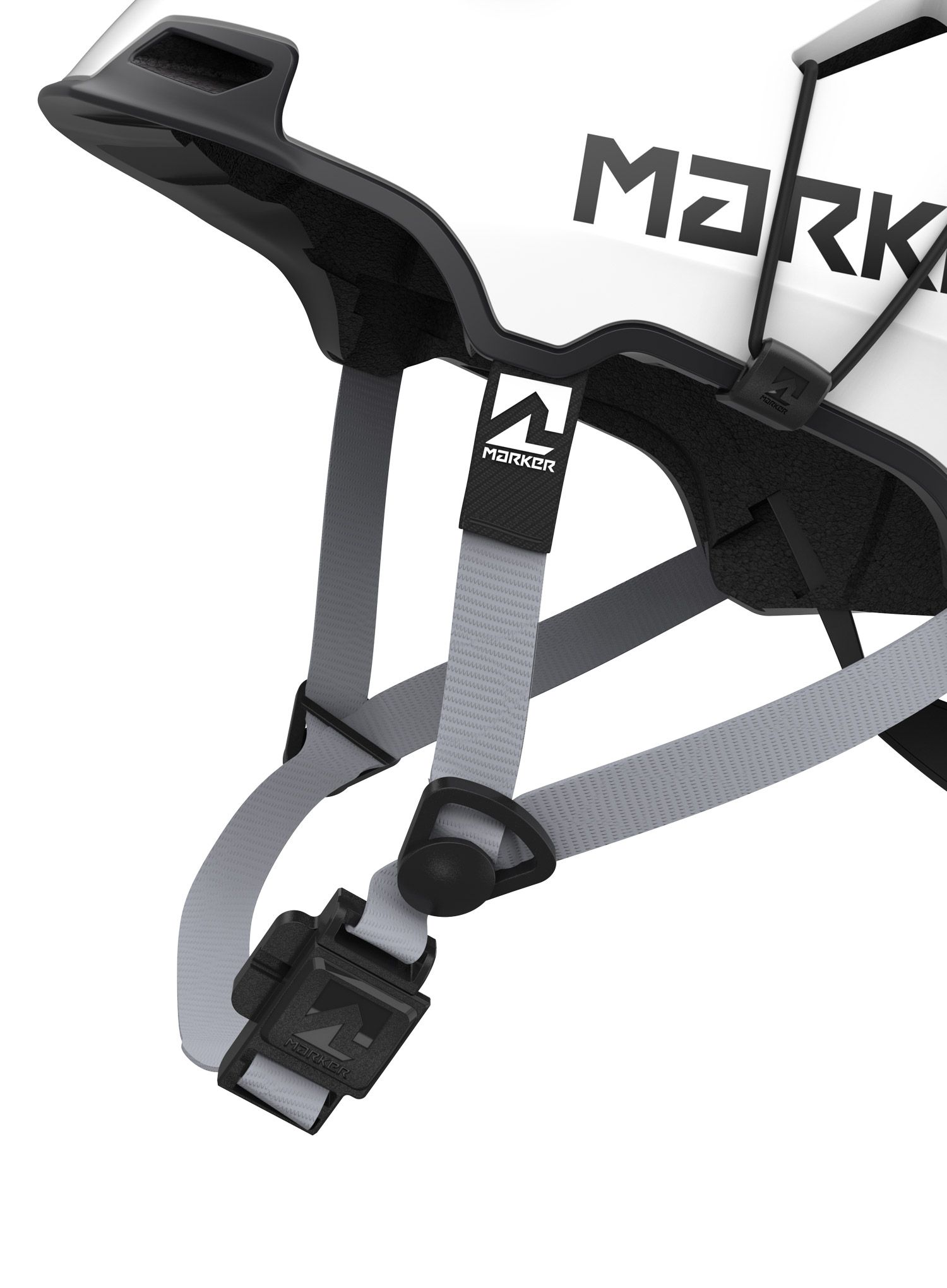 Čelada za turno smučanje Marker Confidant Tour - white/black