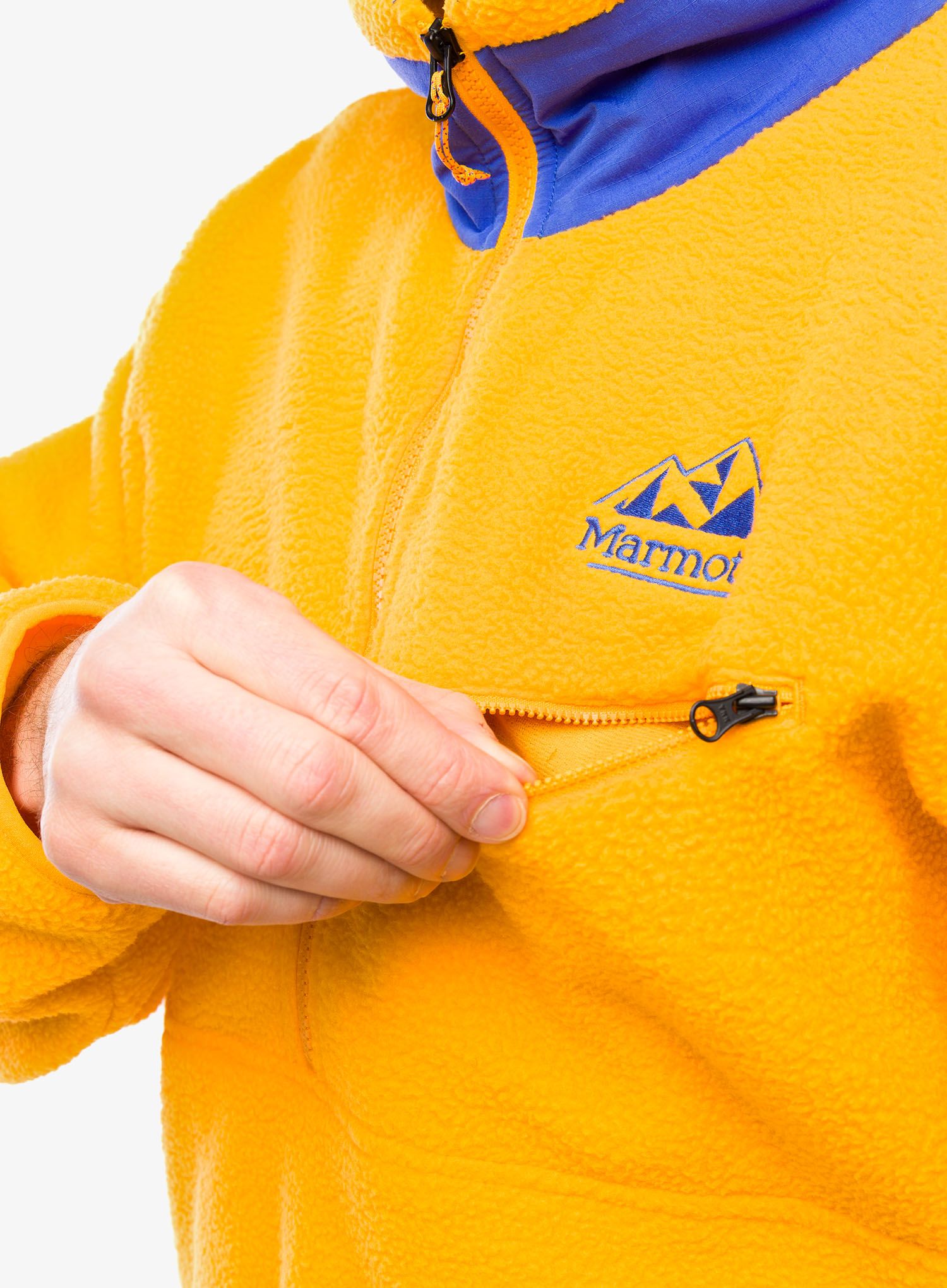 Flis Marmot 94 E.C.O. Recycled Fleece - golden sun/trail blue