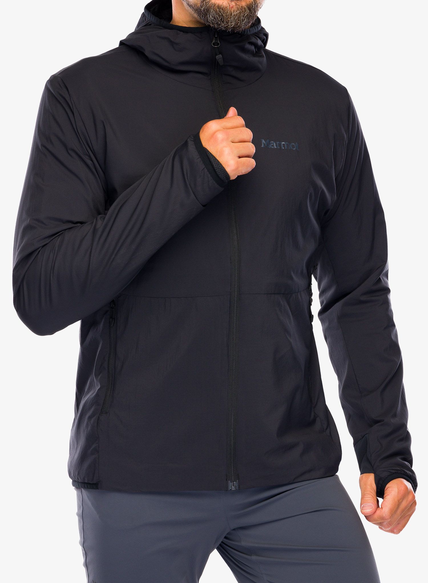Moška jakna Marmot Alt HB Hoody - black