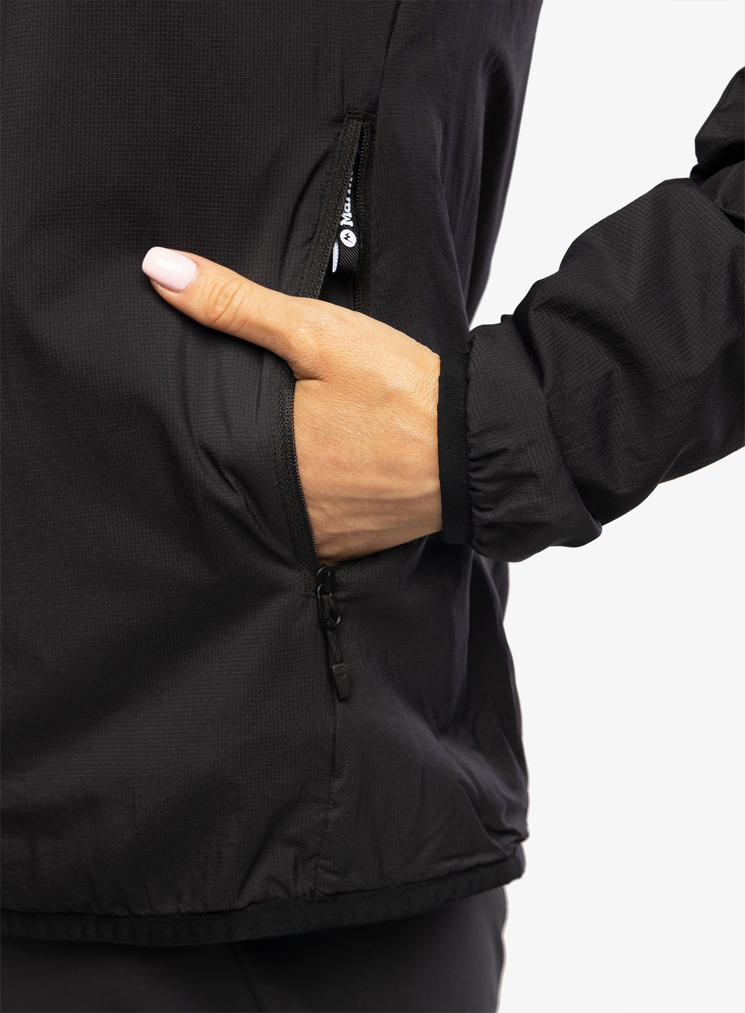 Ženska softshell jakna Marmot Alt HB Hoody - black