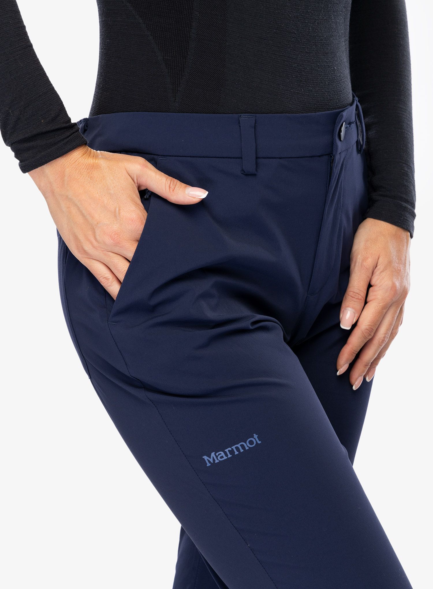 Ženske pohodniške hlače Marmot Arch Rock Pant - arctic navy