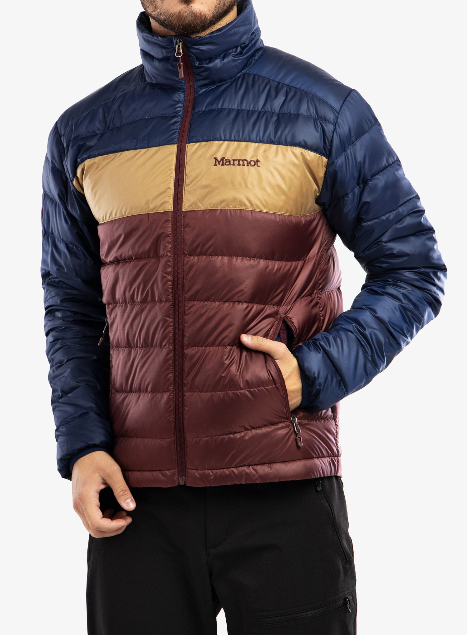 Puhovka Marmot Ares Jacket - arctic navy/shetland 