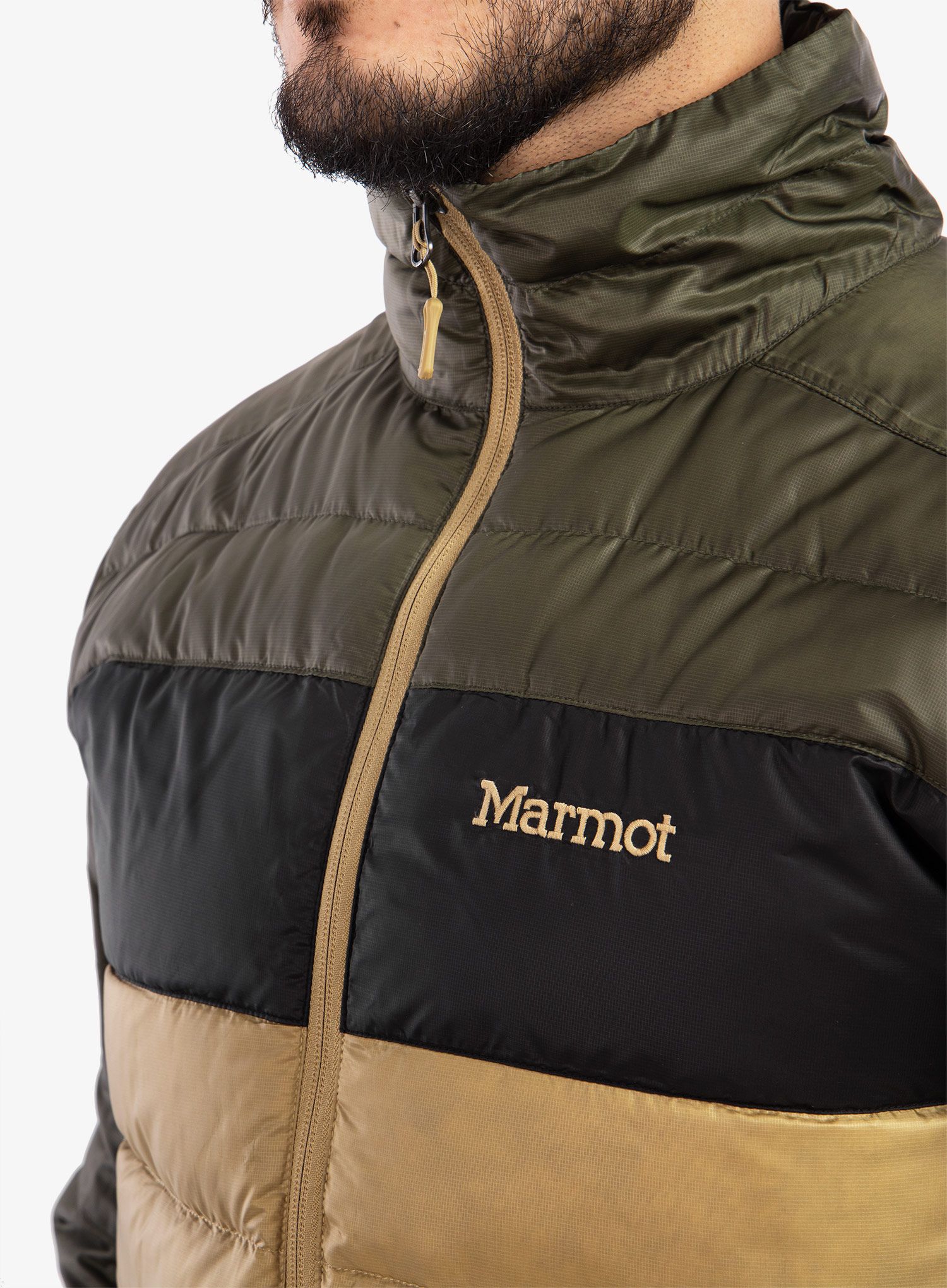 Puhovka Marmot Ares Jacket - nori/black 
