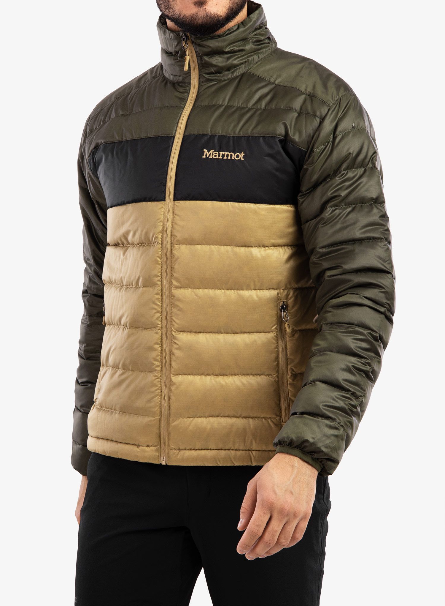 Puhovka Marmot Ares Jacket - nori/black 