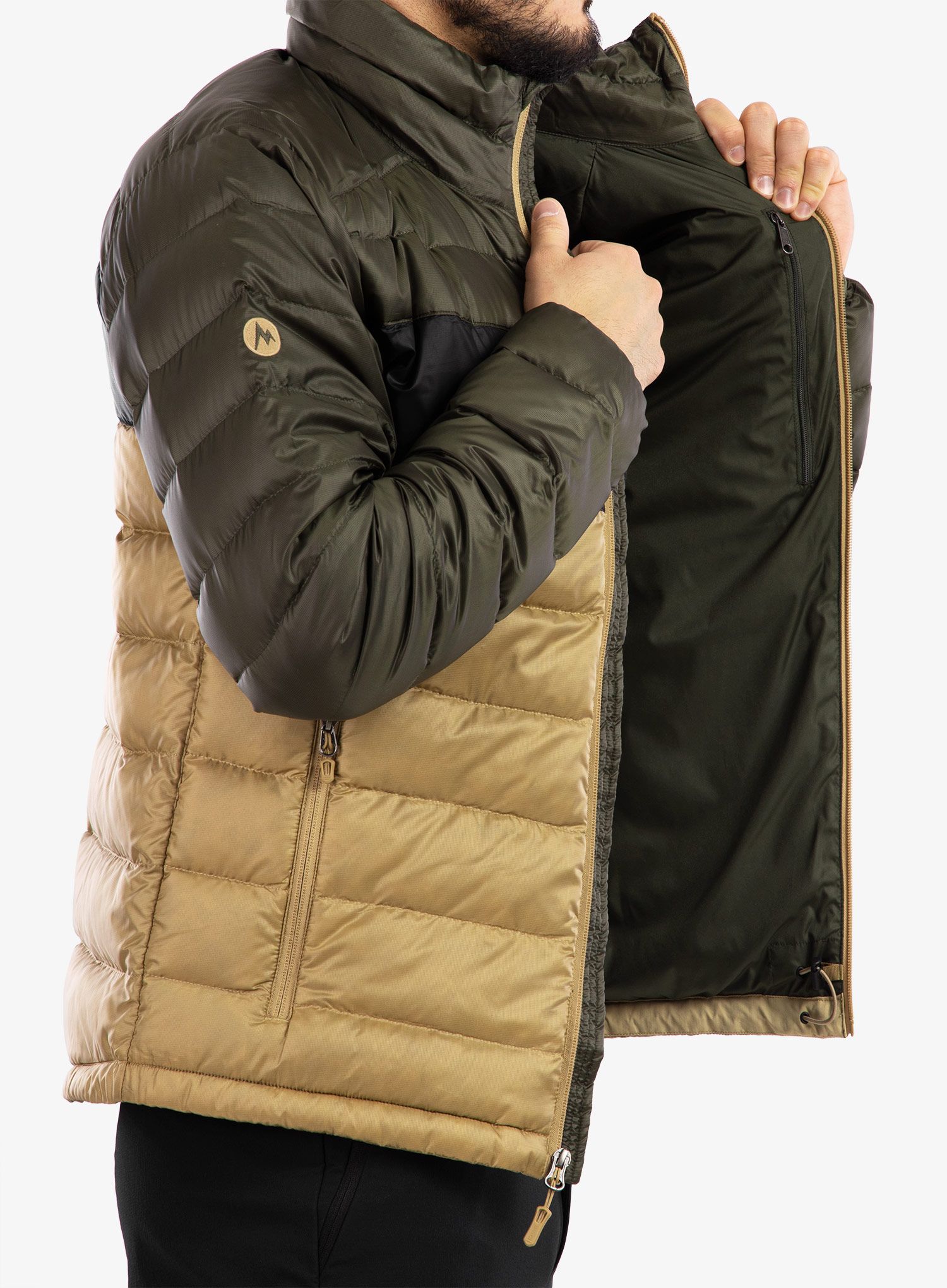Puhovka Marmot Ares Jacket - nori/black 