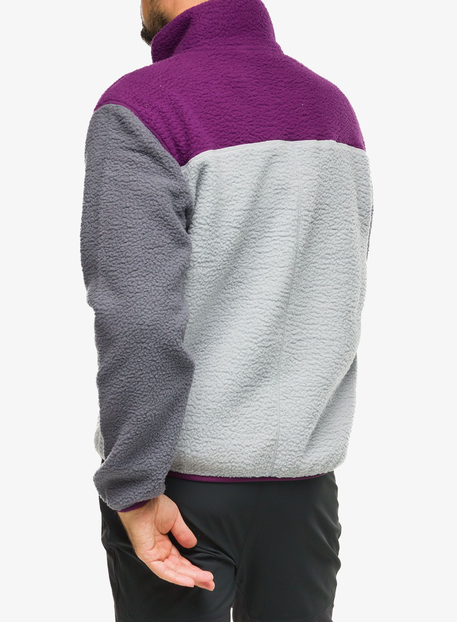 Flis Marmot Aros Fleece 1/2 Zip - purple fig/steel onyx/sleet
