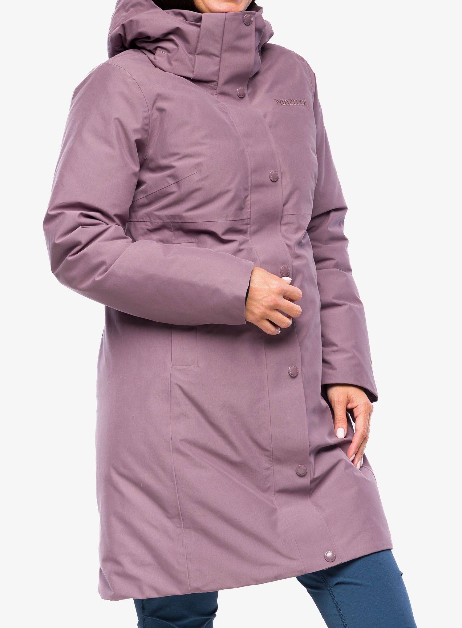 Puhast plašč Marmot Chelsea Coat - hazy purple