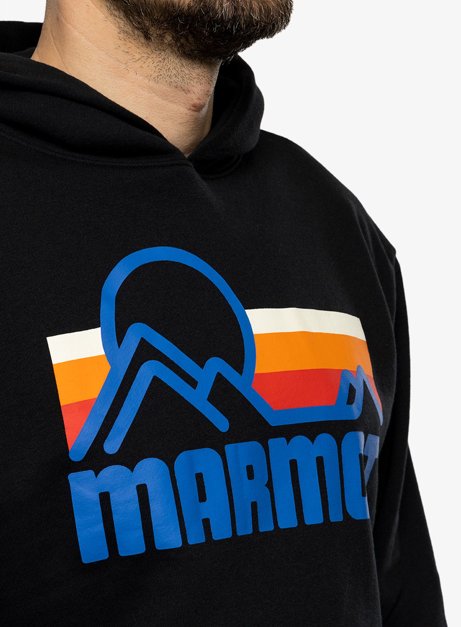 Puloverji s kapuco Marmot Coastal Hoody - black