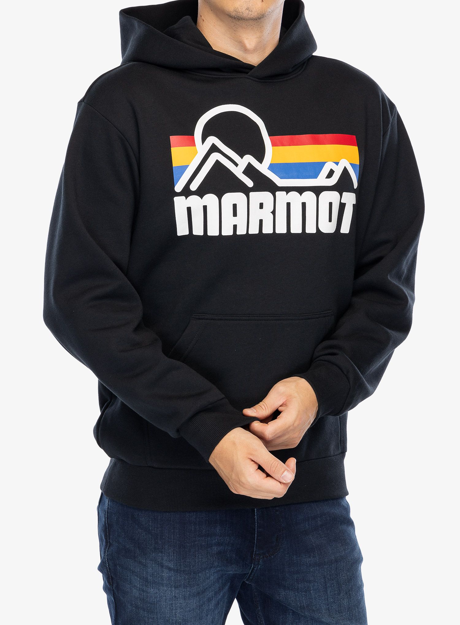 Jopica s kapuco Marmot Coastal Hoody - black/multi