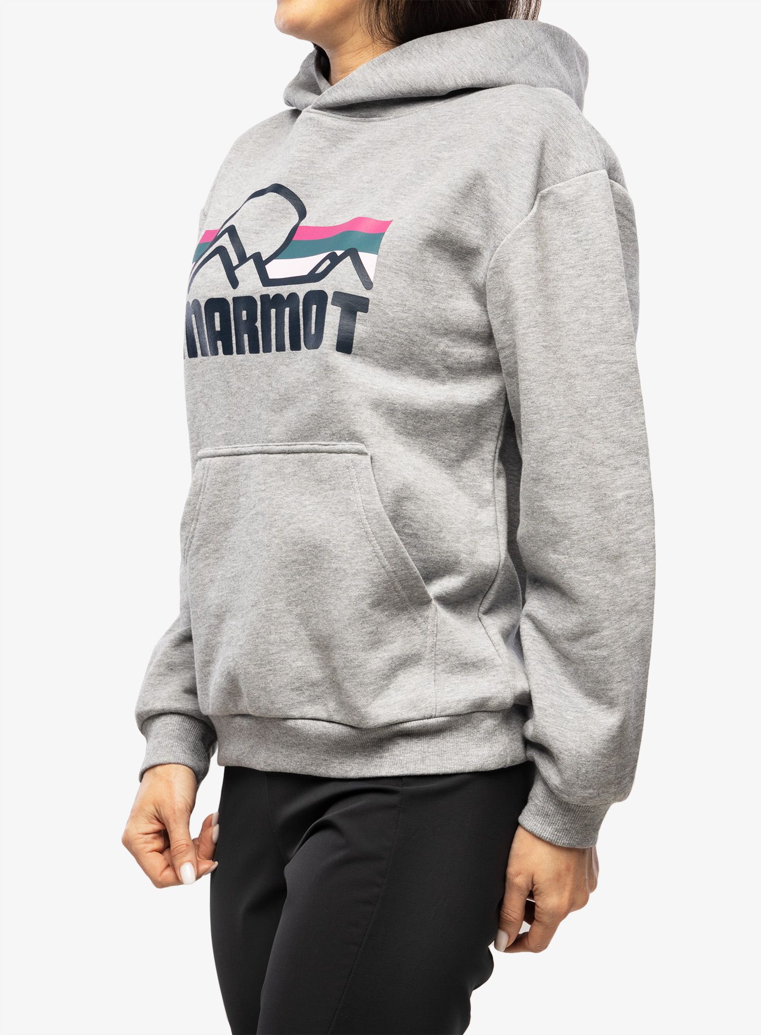 Ženska jopa s kapuco Marmot Coastal Hoody - grey heather