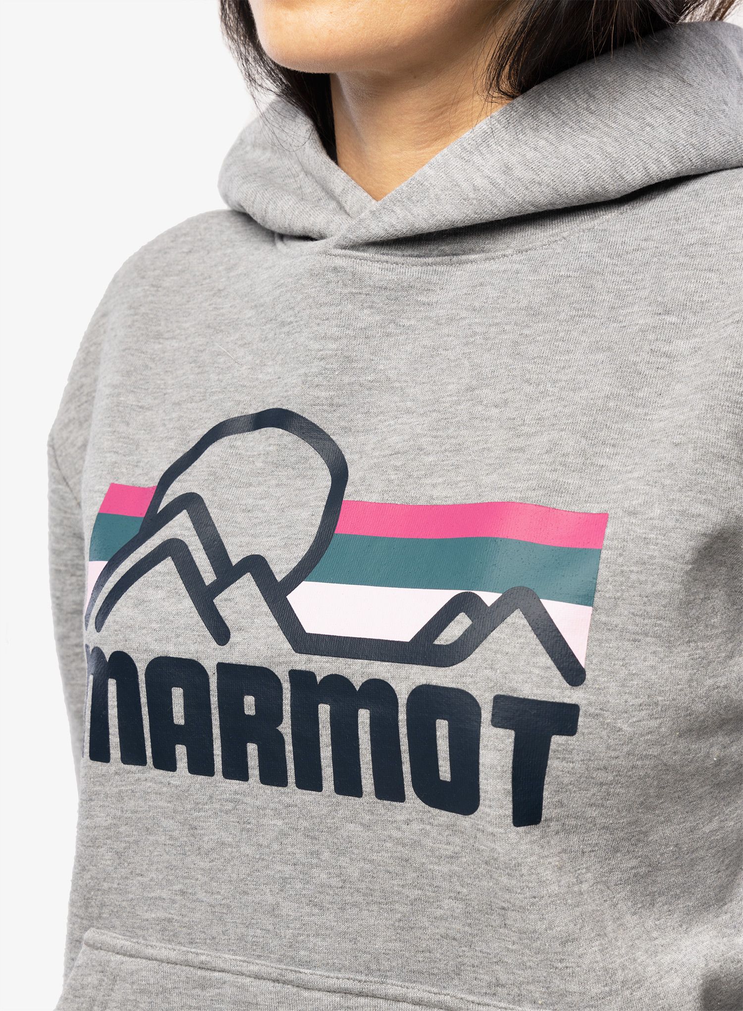 Ženska jopa s kapuco Marmot Coastal Hoody - grey heather