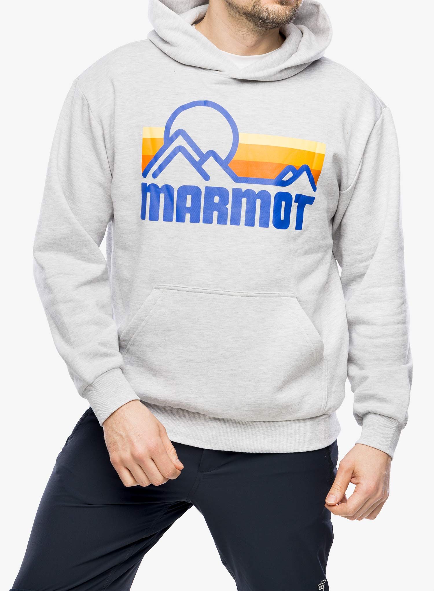 Jopica s kapuco Marmot Coastal Hoody - light grey heather
