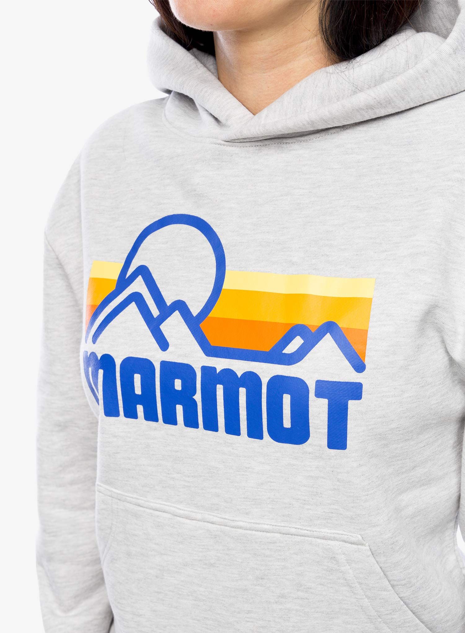 Ženska jopa s kapuco Marmot Coastal Hoody - light grey heather