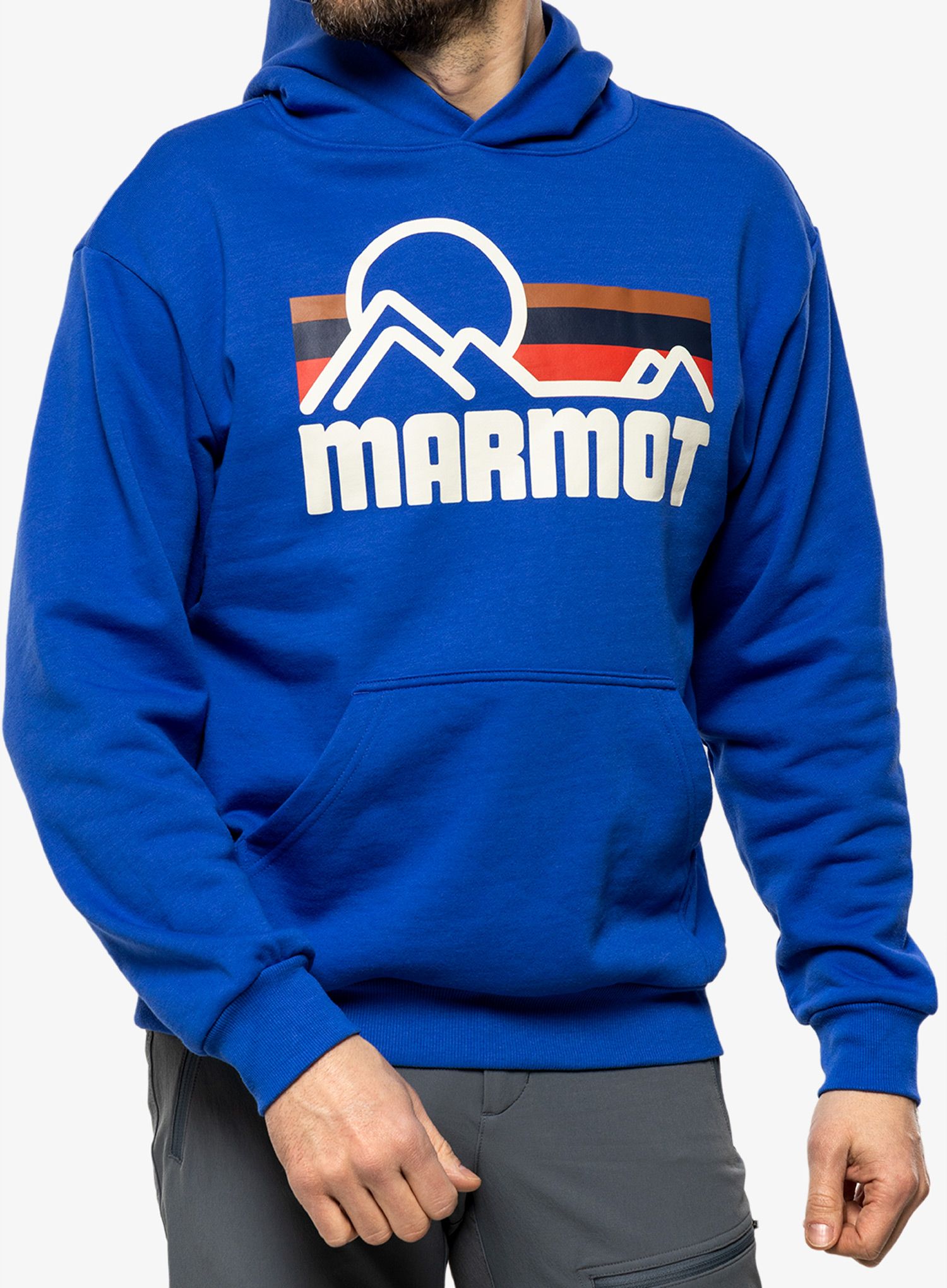 Puloverji s kapuco Marmot Coastal Hoody - trail blue