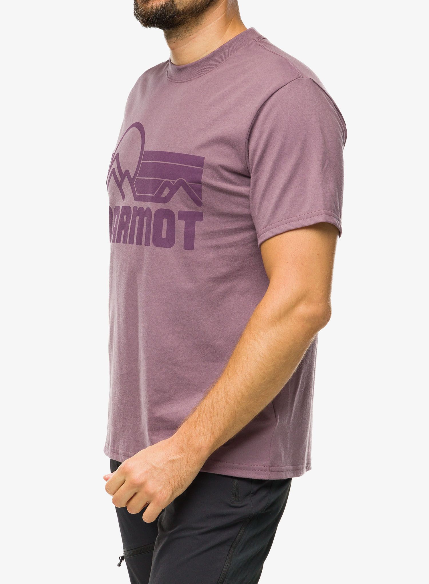 Bombažna majica Marmot Coastal Tee SS - hazy purple