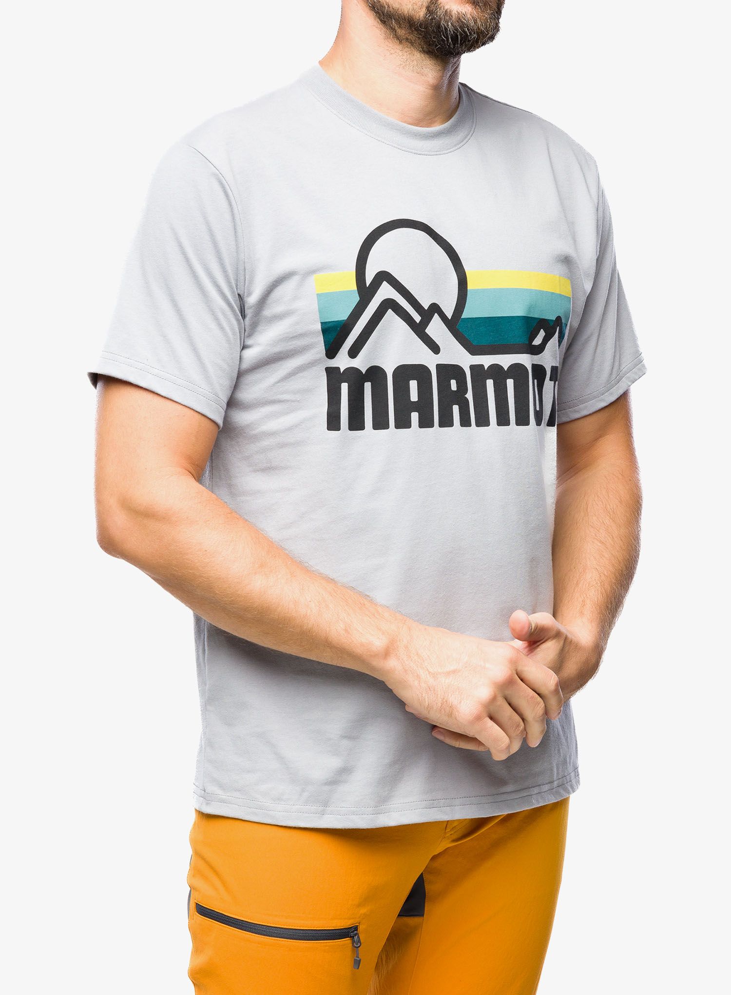 Bombažna majica Marmot Coastal Tee SS - sleet