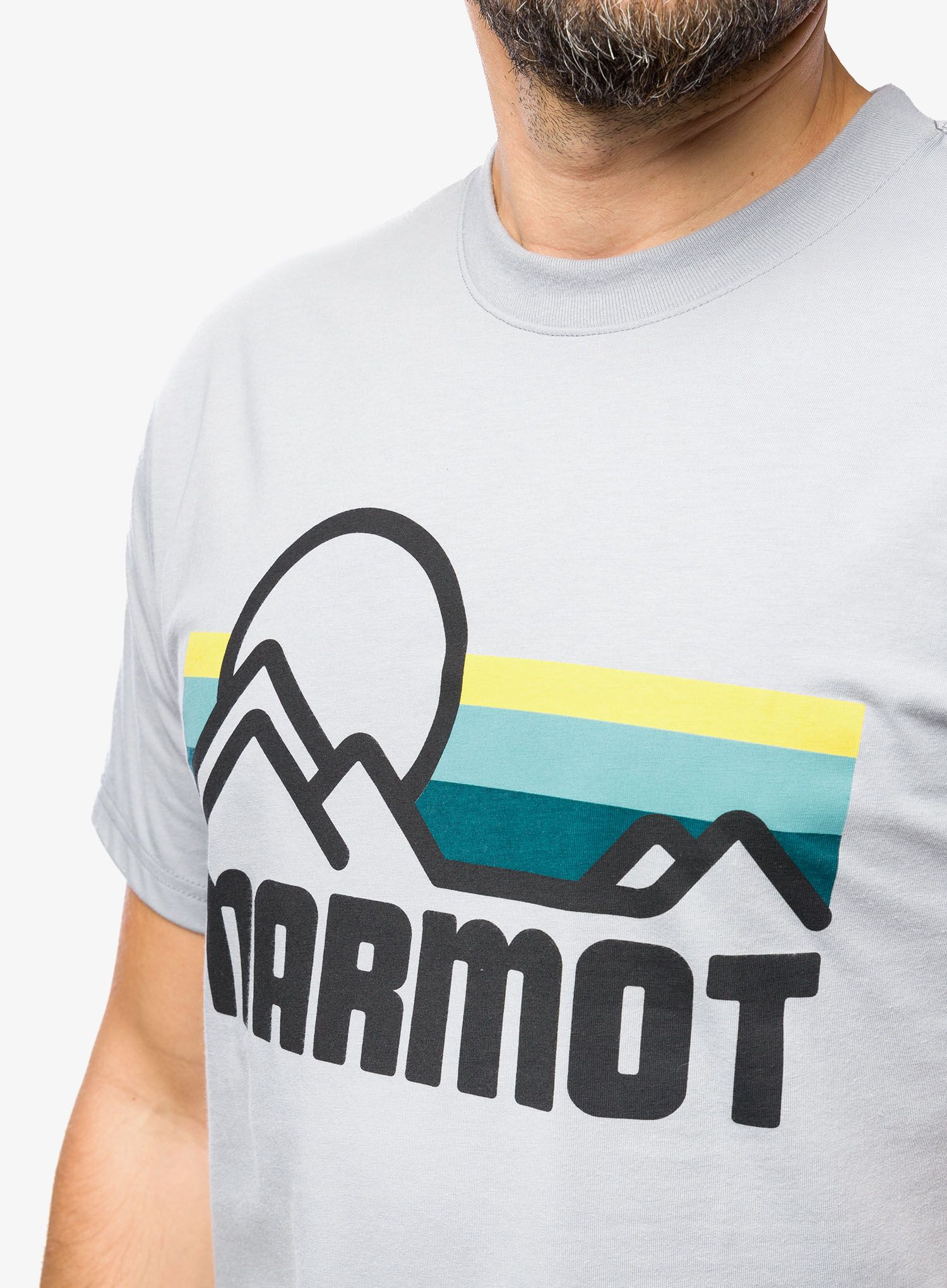 Bombažna majica Marmot Coastal Tee SS - sleet