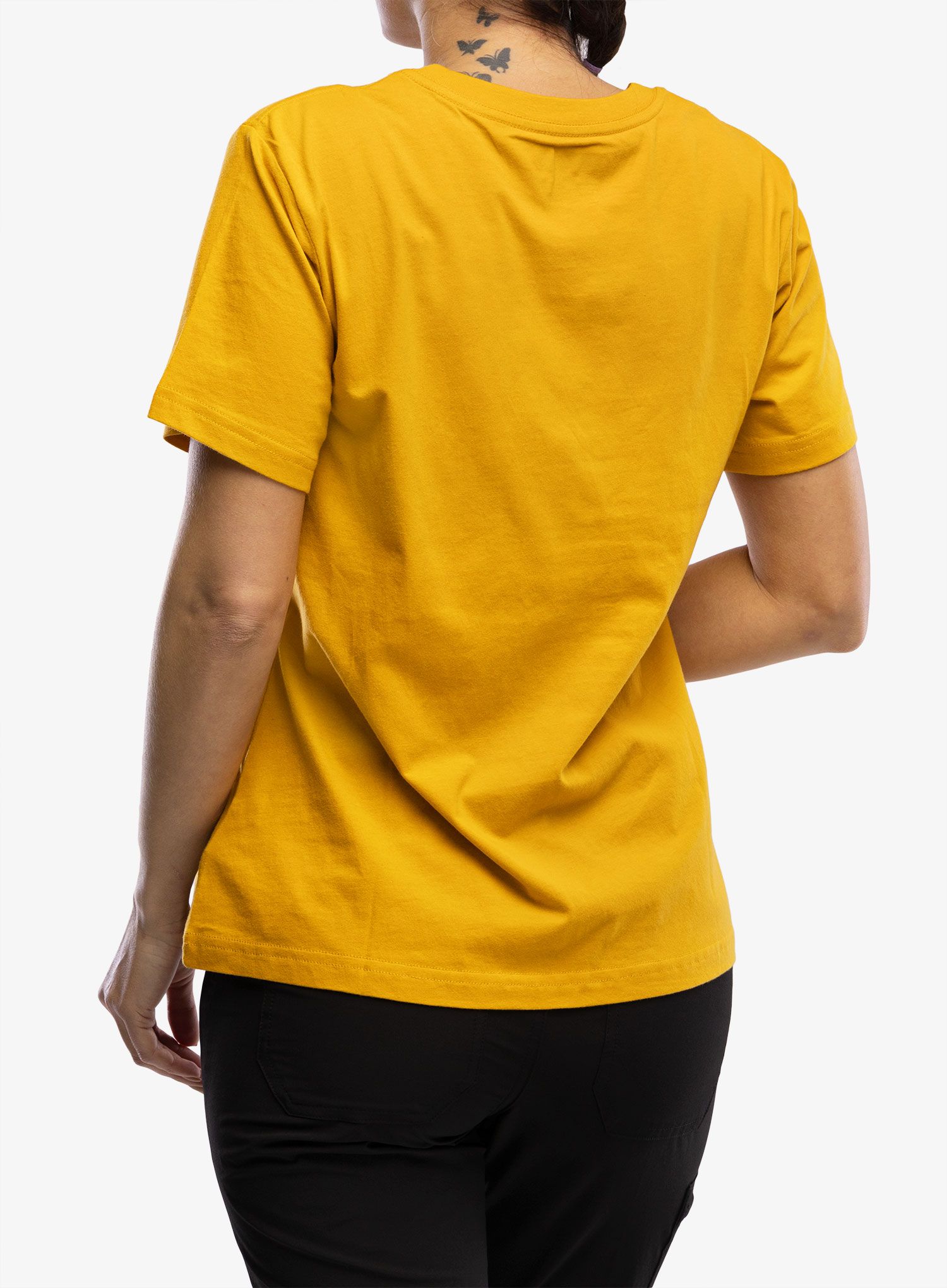 Ženska bombažna majica Marmot Coastal Tee SS - yellow gold