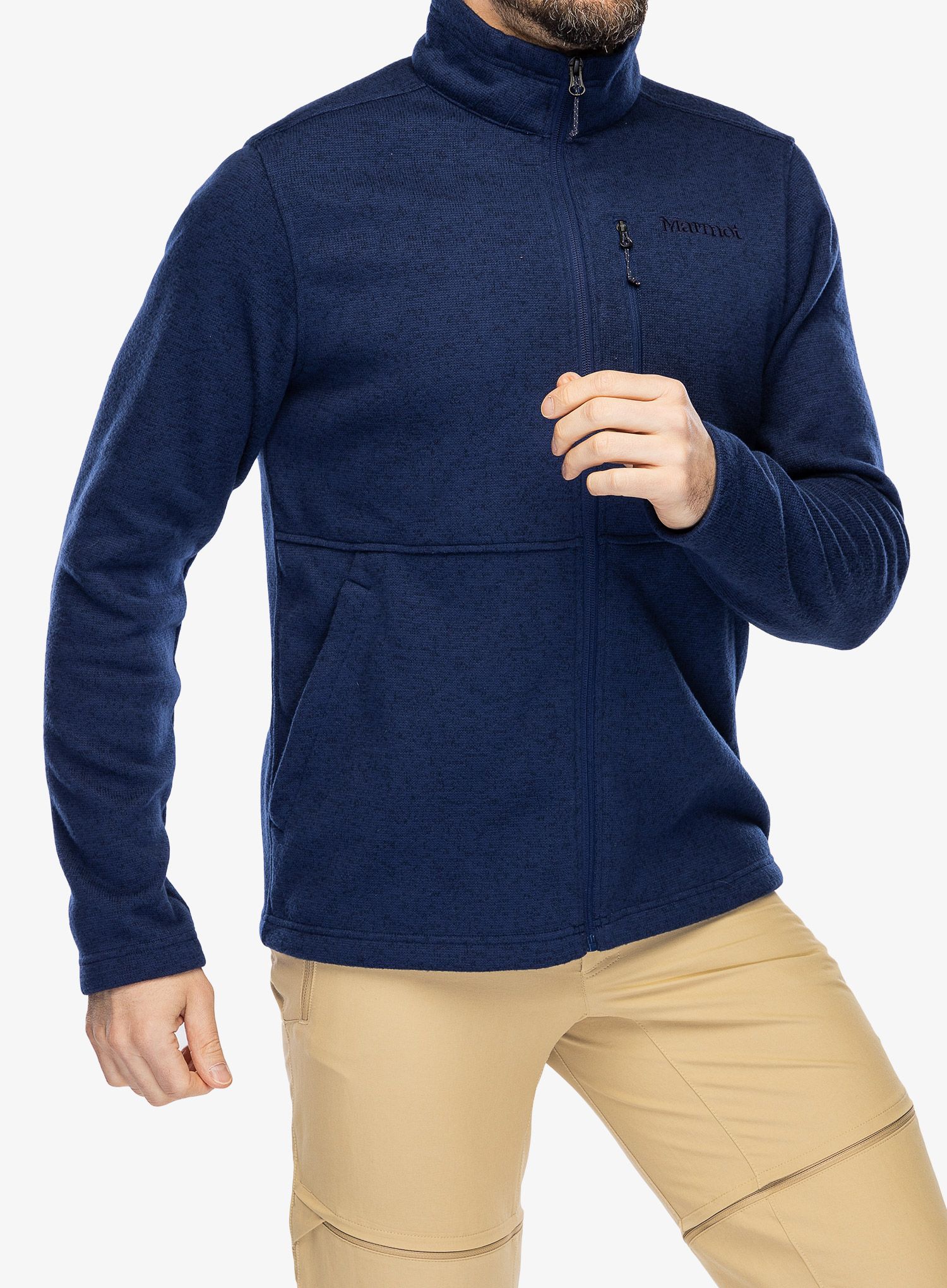Jopica na zadrgo Marmot Drop Line Jacket - arctic navy