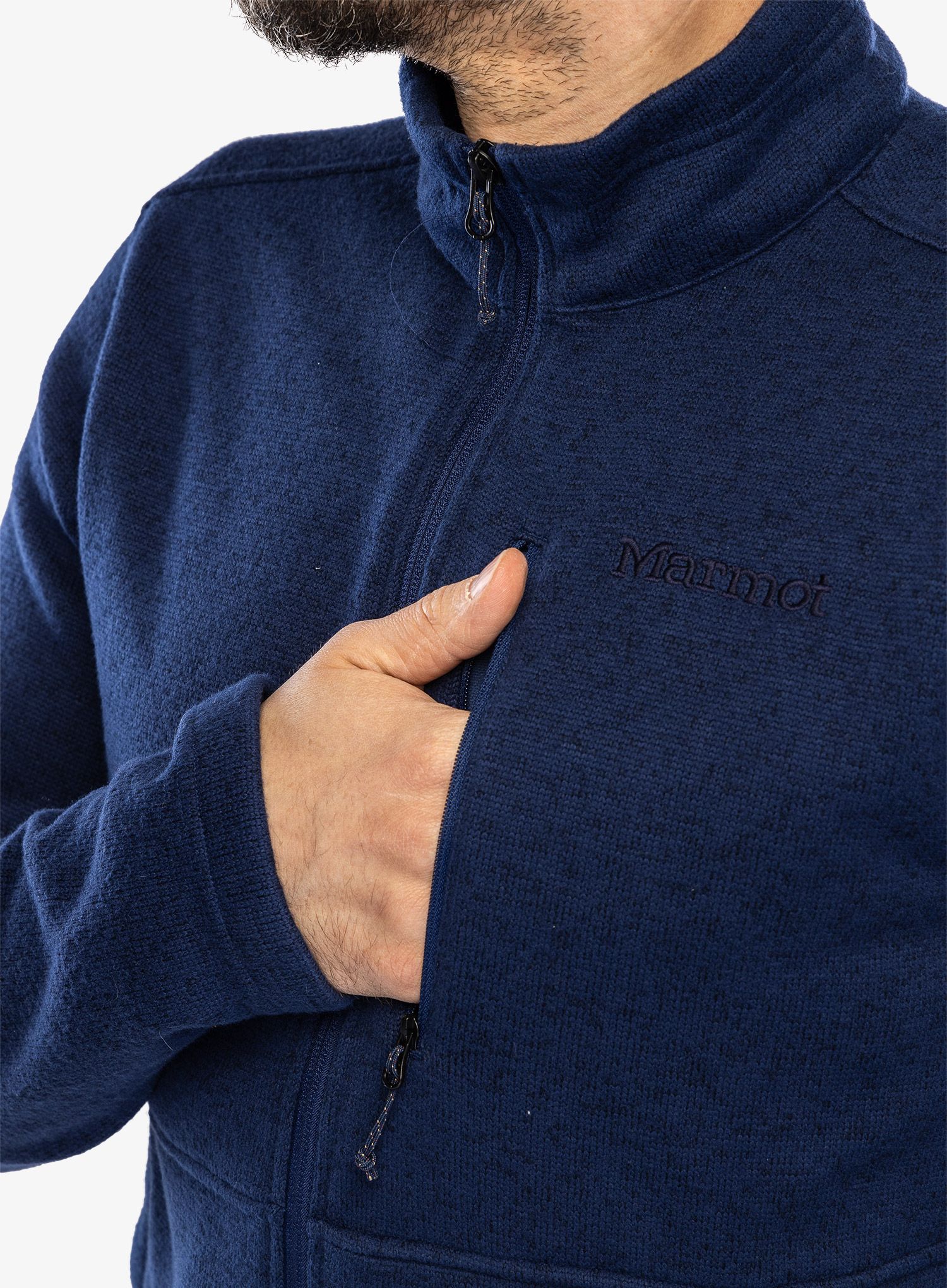 Jopica na zadrgo Marmot Drop Line Jacket - arctic navy