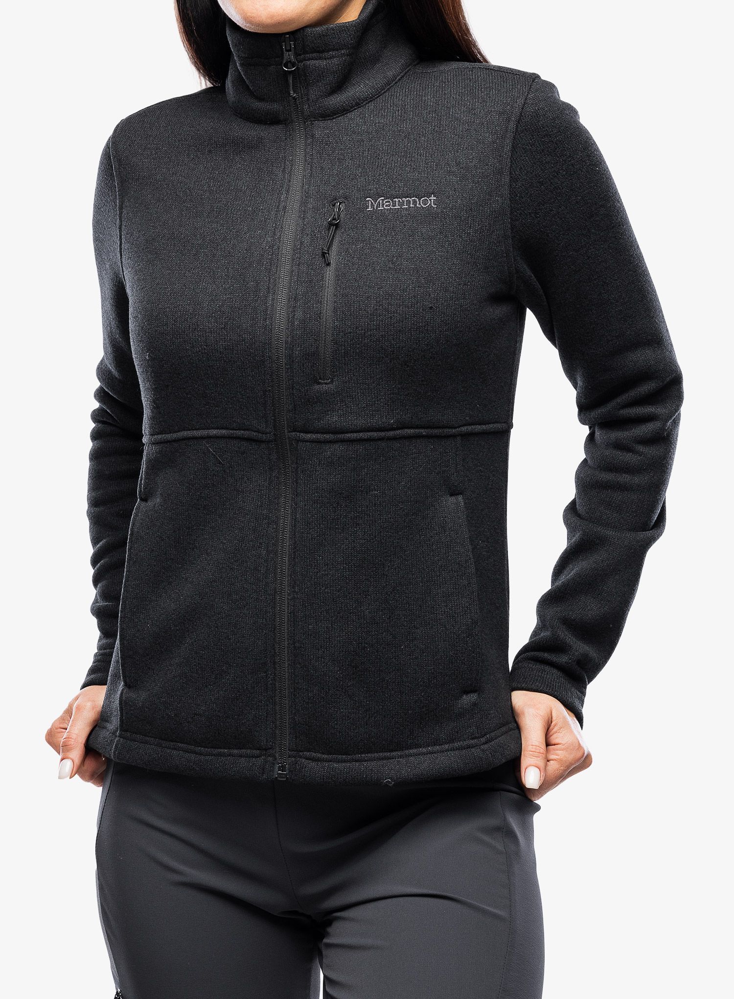 Ženska jopica Marmot Drop Line Jacket - black