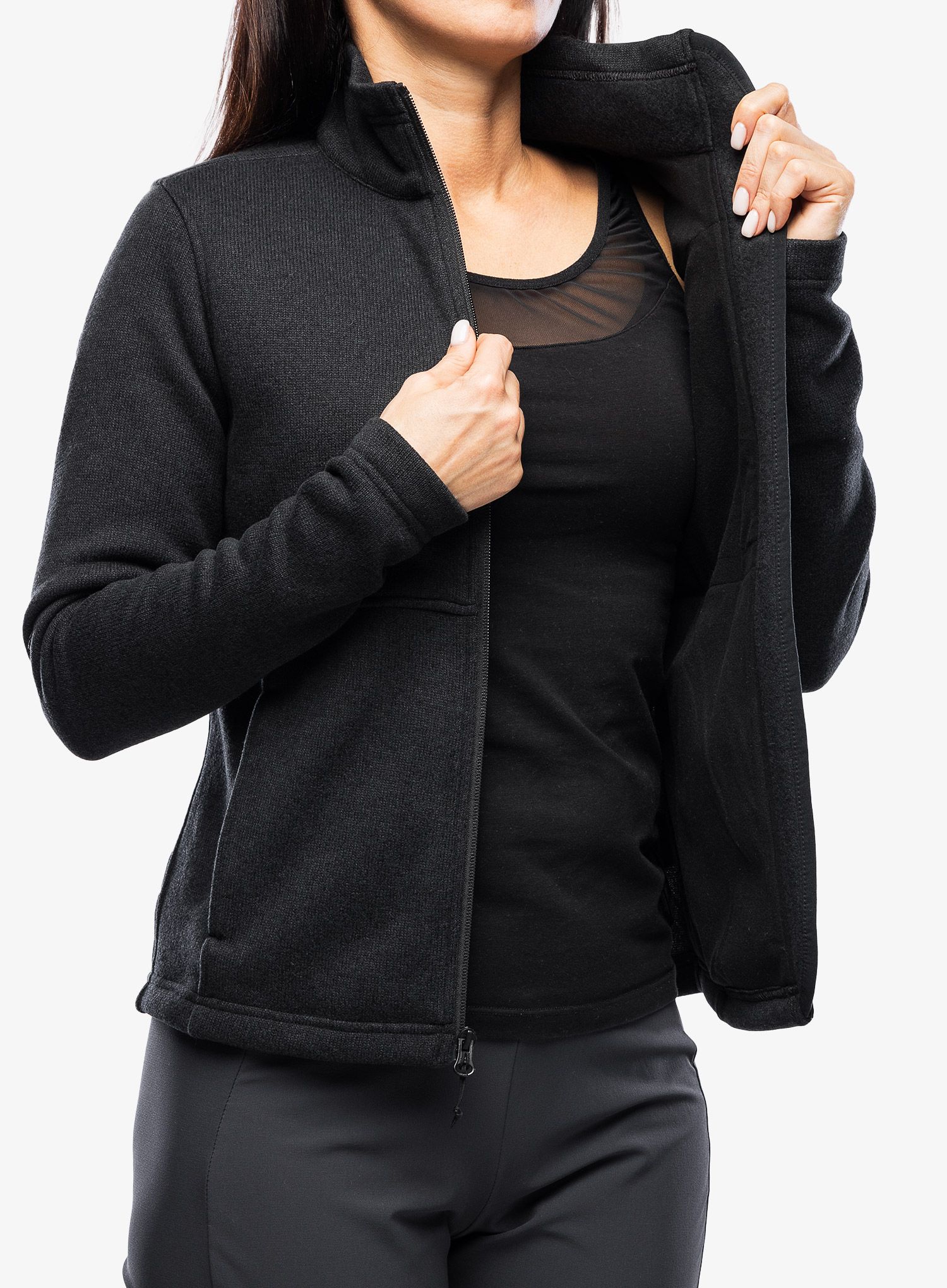 Ženska jopica Marmot Drop Line Jacket - black