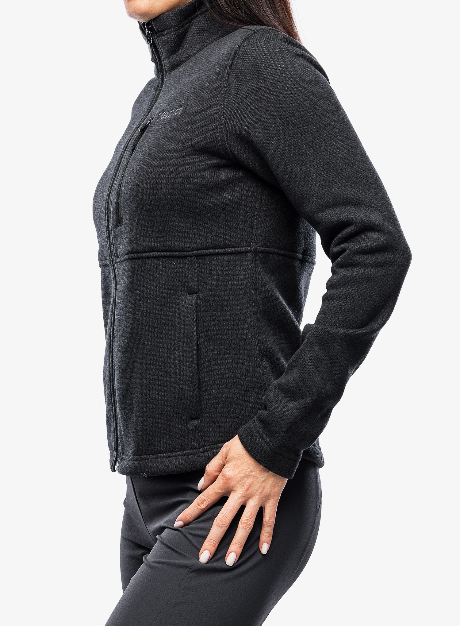 Ženska jopica Marmot Drop Line Jacket - black