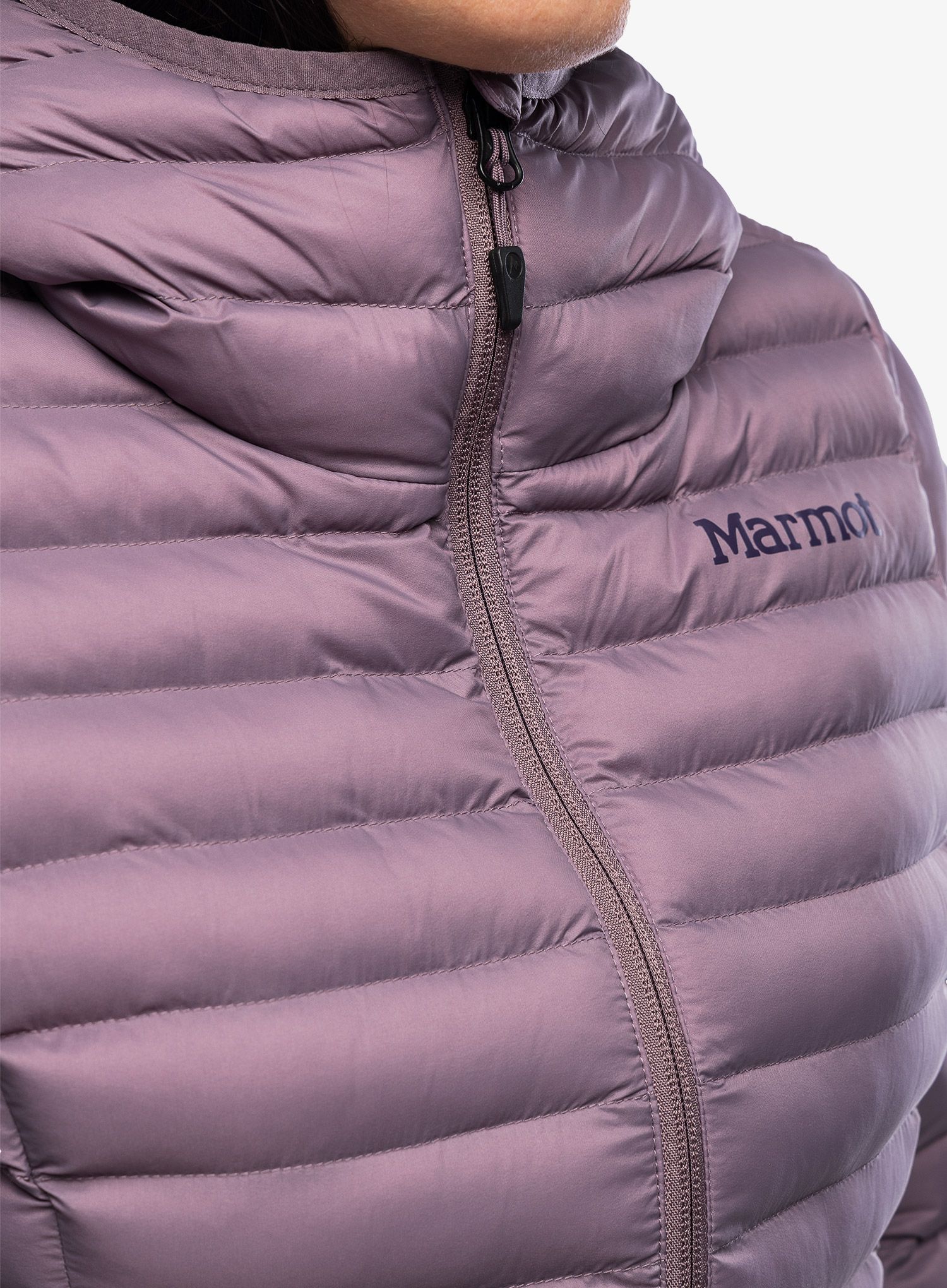Ženska sintetična jakna Marmot Echo Featherless Hoody - hazy purple