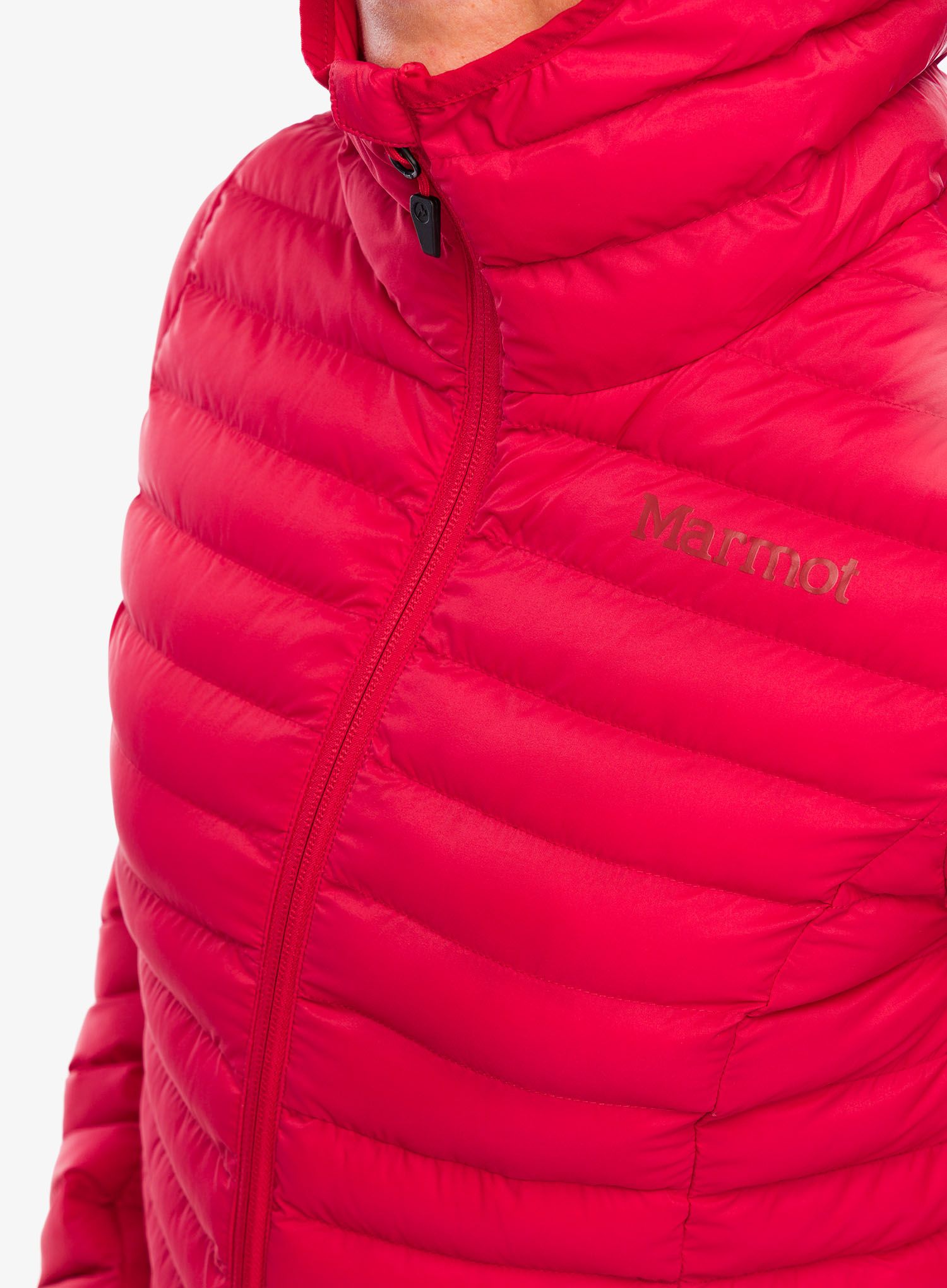 Ženska sintetična jakna Marmot Echo Featherless Hoody - team red