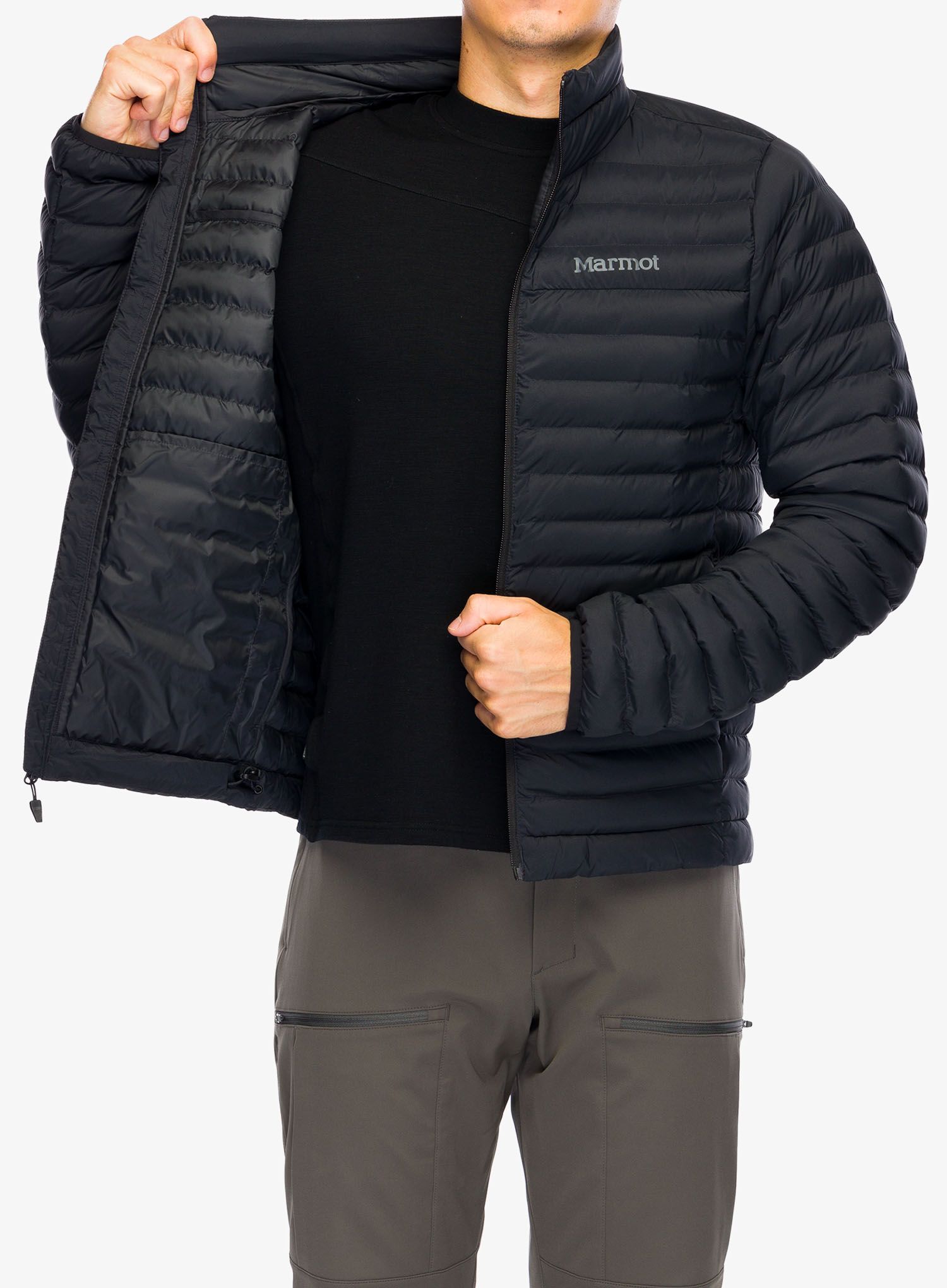 Sintetična jakna Marmot Echo Featherless Jacket - black/black