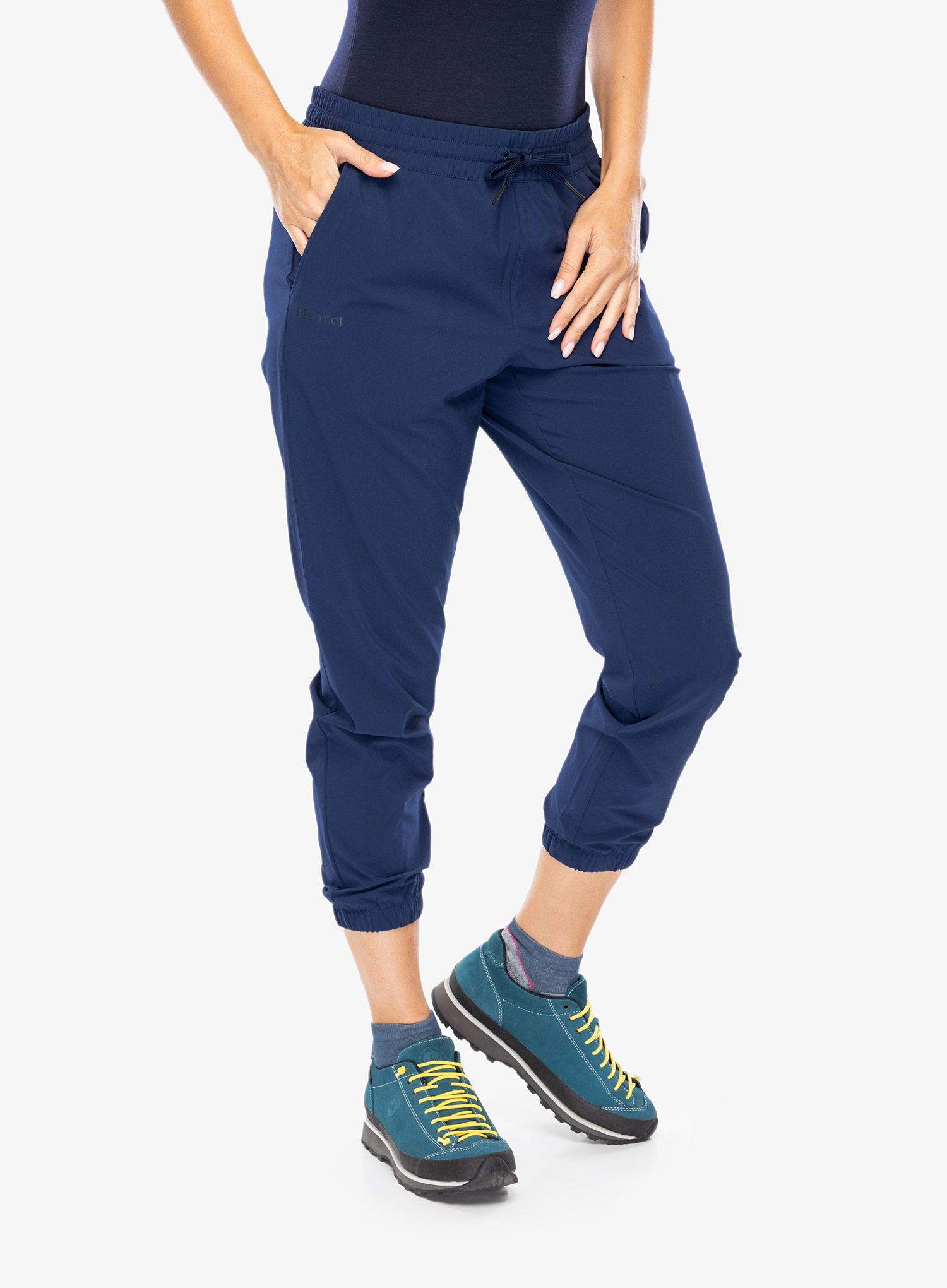 Ženske hlače Marmot Elda Jogger - arctic navy