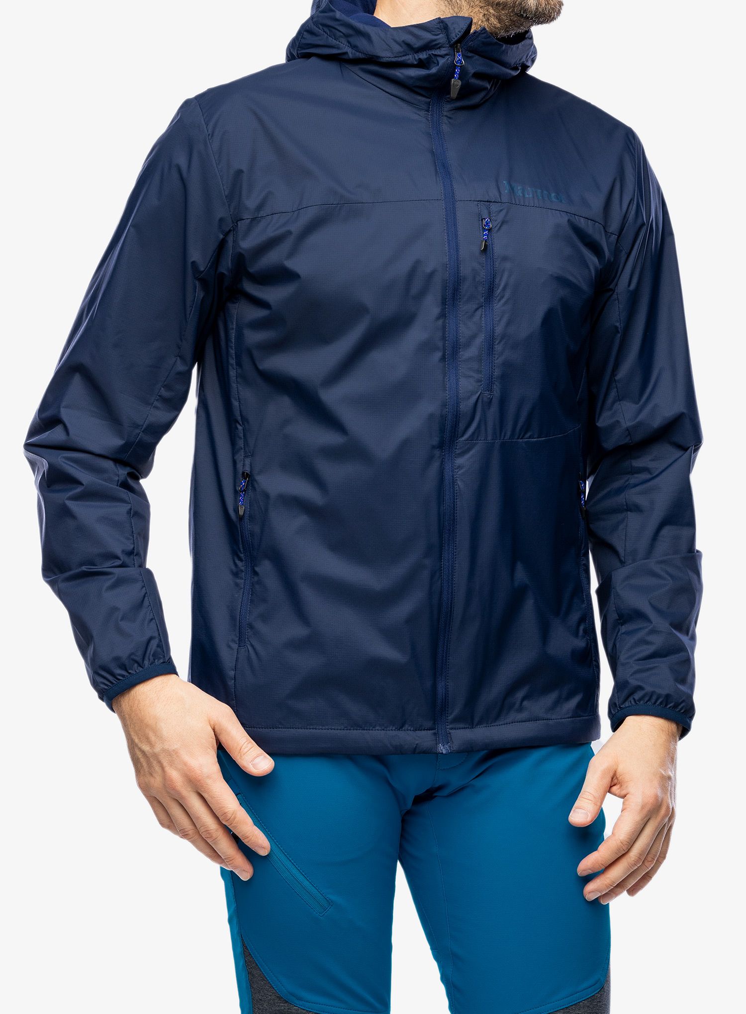 Moška jakna Marmot Ether DriClime Hoody - arctic navy
