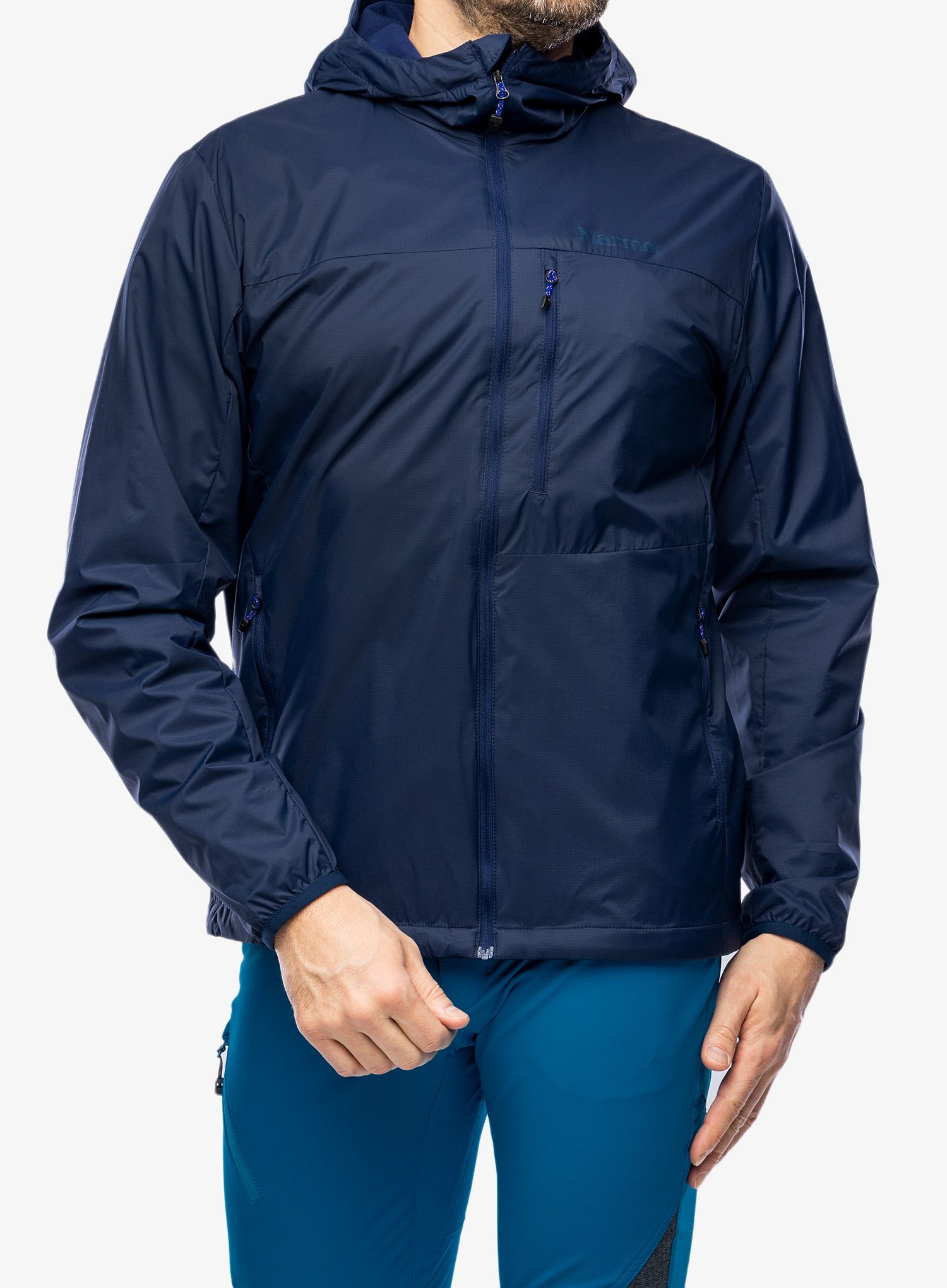 Moška jakna Marmot Ether DriClime Hoody - arctic navy