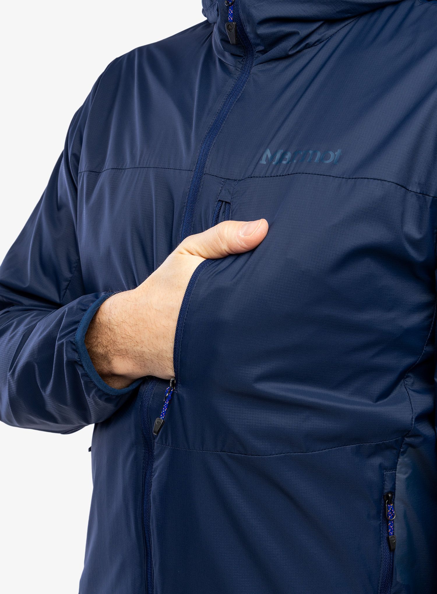 Moška jakna Marmot Ether DriClime Hoody - arctic navy