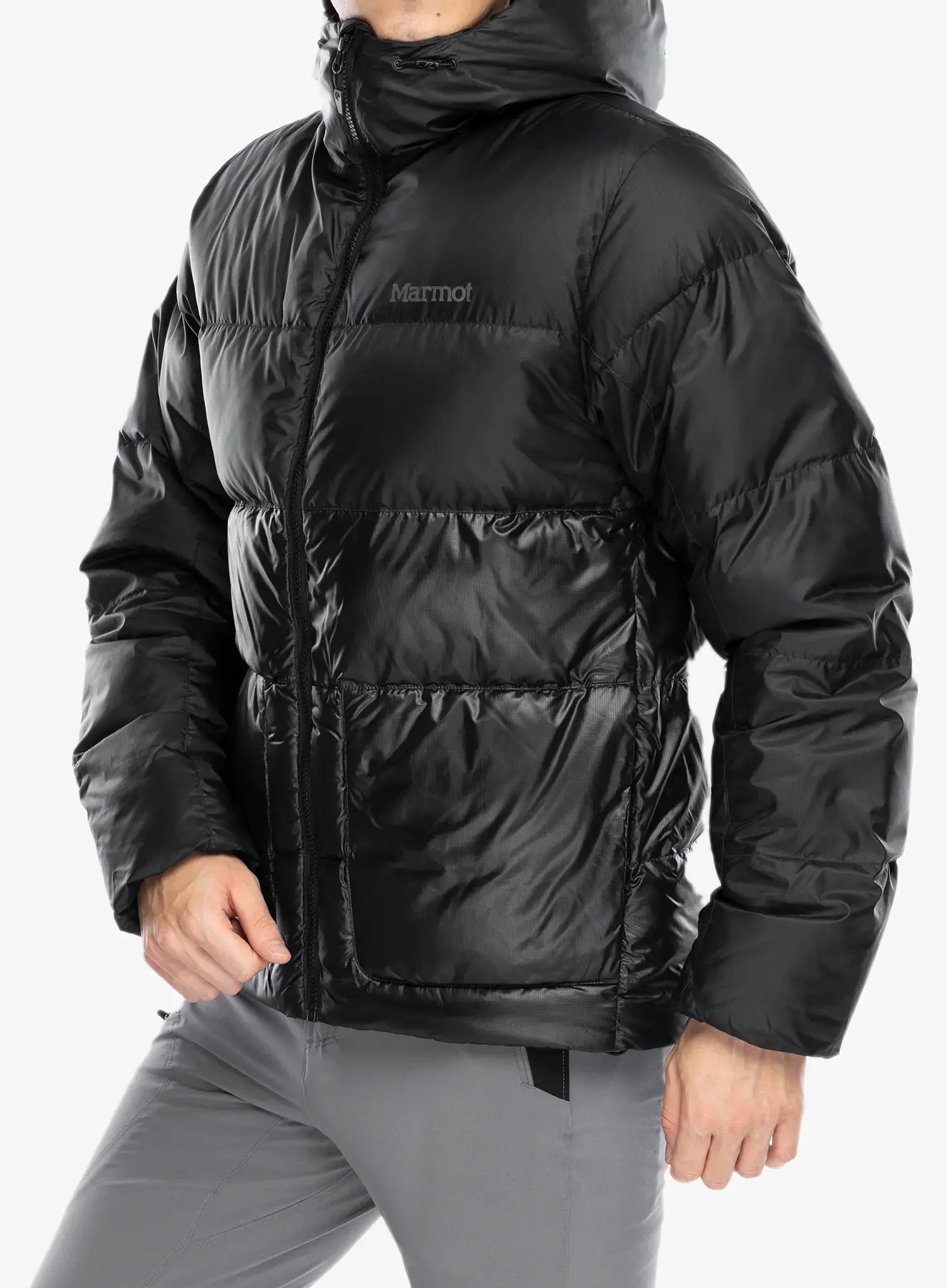 Puhovka Marmot Guides Down Hoody - black/black
